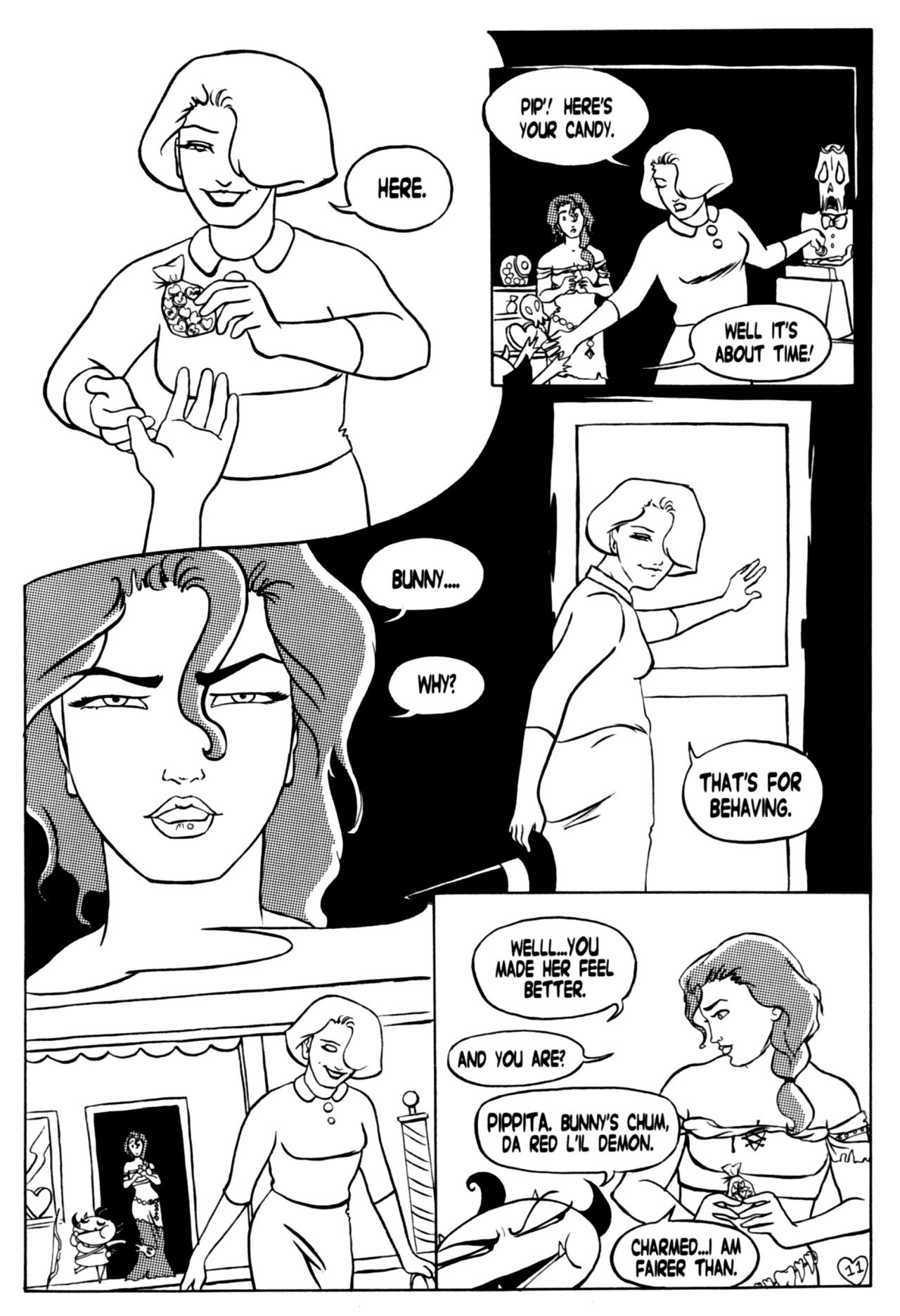 Read online Charm School: Magical Witch Girl Bunny comic -  Issue #4 - 13