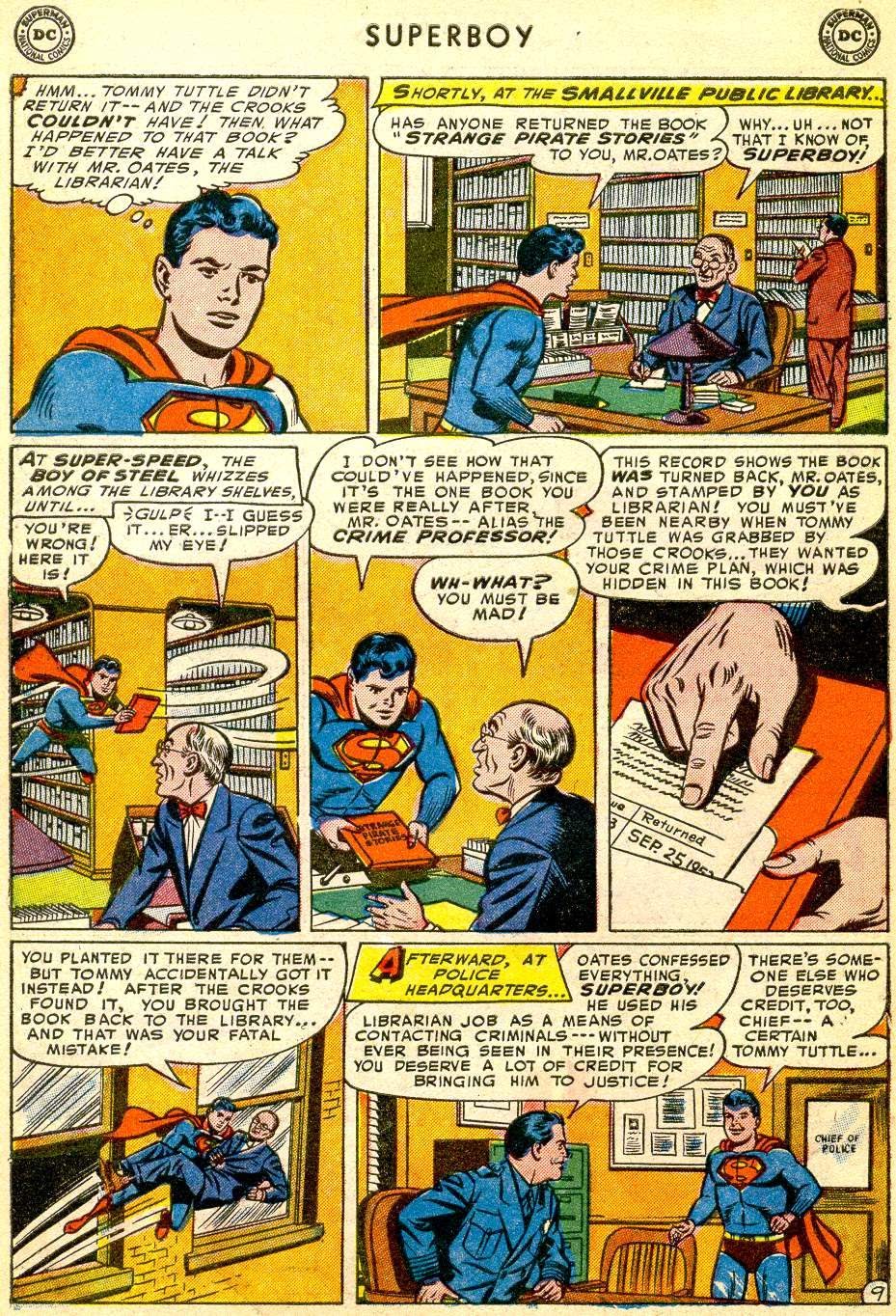 Read online Superboy (1949) comic -  Issue #30 - 39