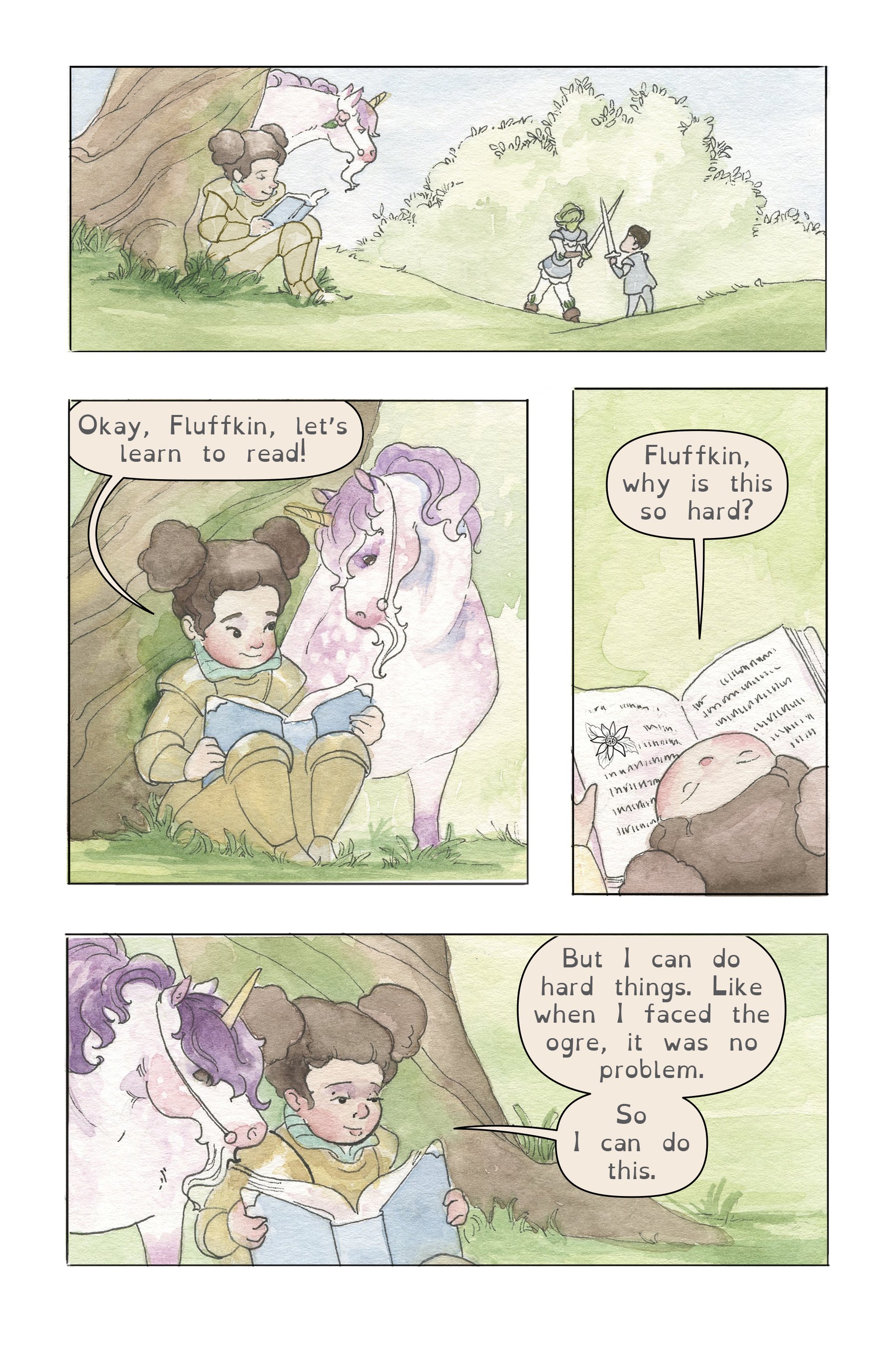 Read online Emiline: Knight in Training comic -  Issue # Full - 17