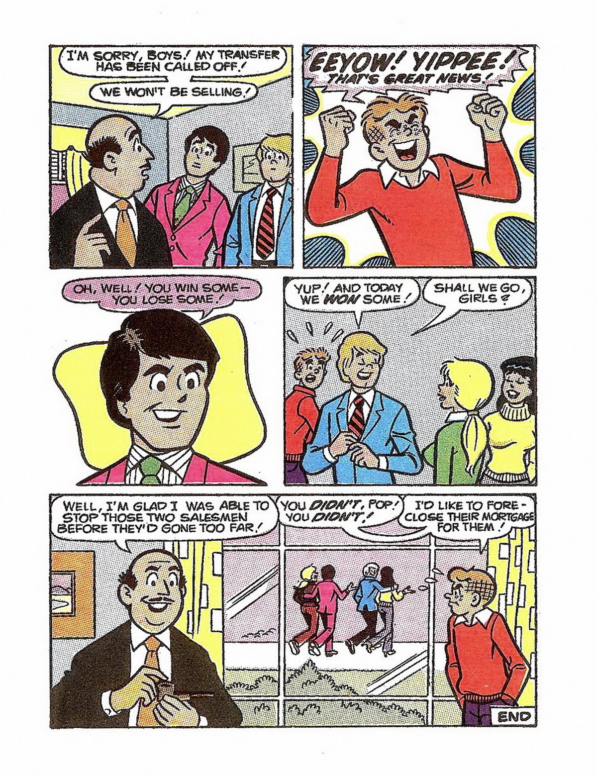 Read online Archie's Double Digest Magazine comic -  Issue #52 - 218