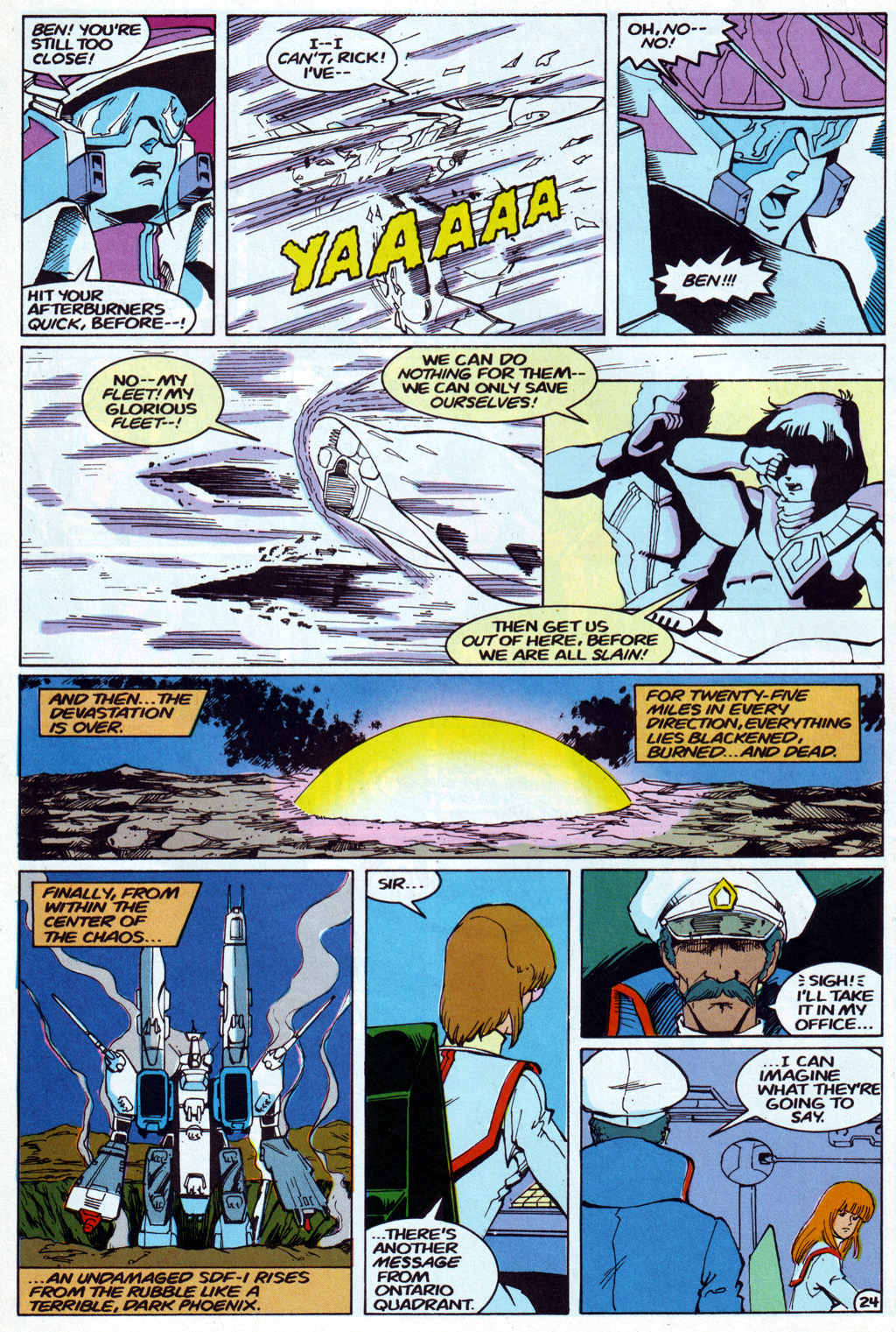 Read online Robotech The Macross Saga comic -  Issue #19 - 26