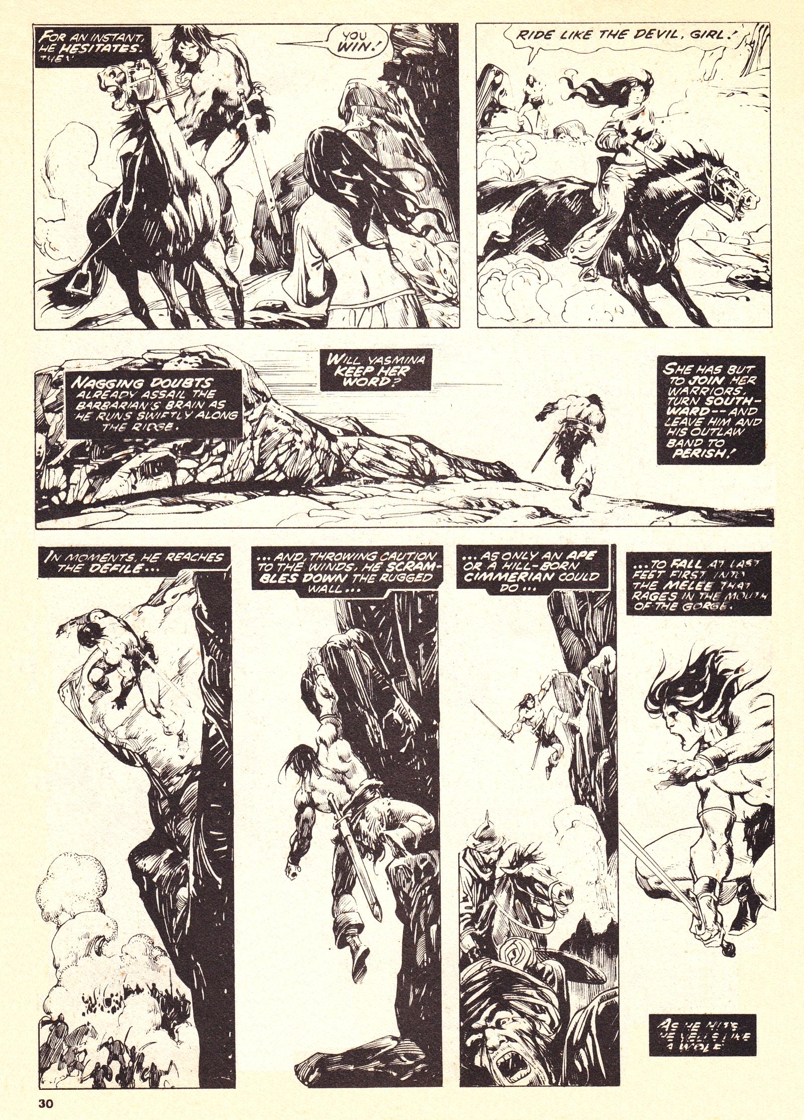 Read online The Savage Sword of Conan (1975) comic -  Issue #8 - 30