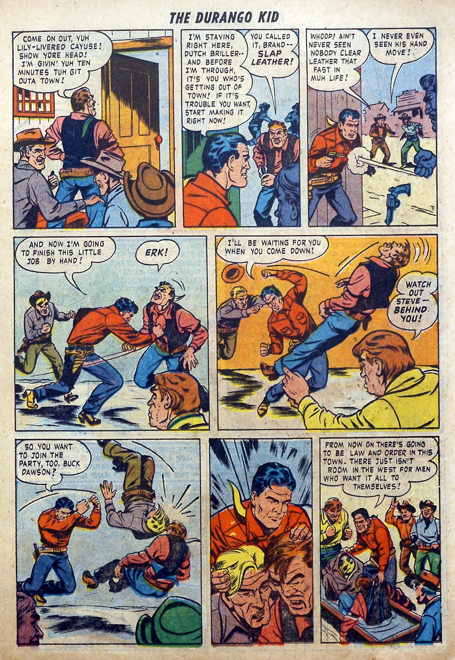 Read online Charles Starrett as The Durango Kid comic -  Issue #1 - 13