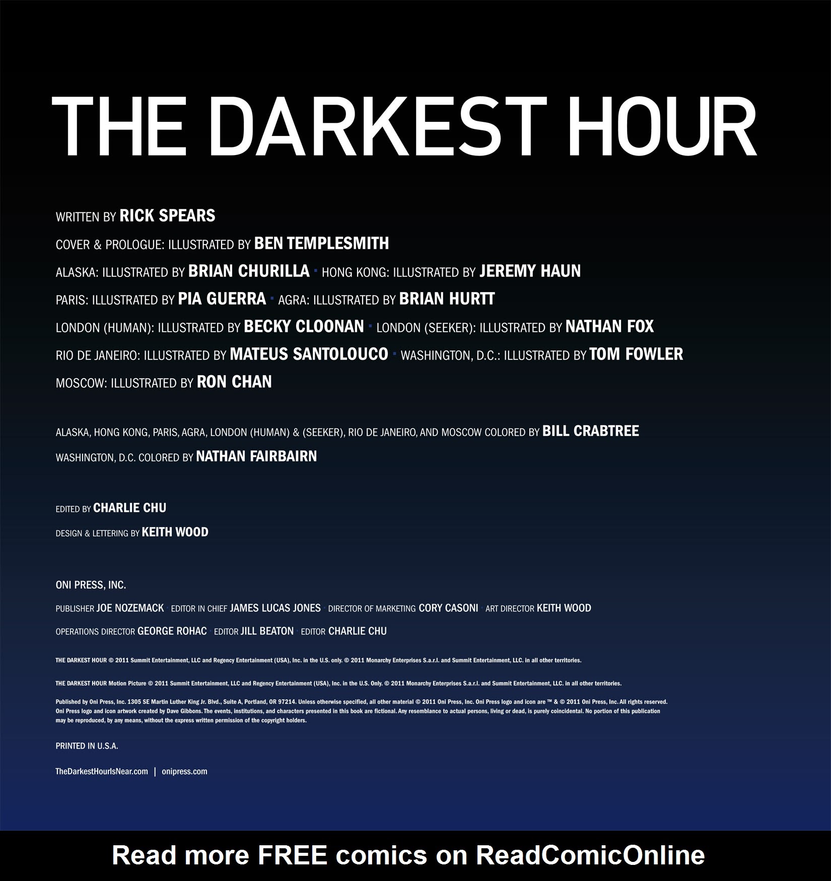 Read online The Darkest Hour comic -  Issue # Full - 3