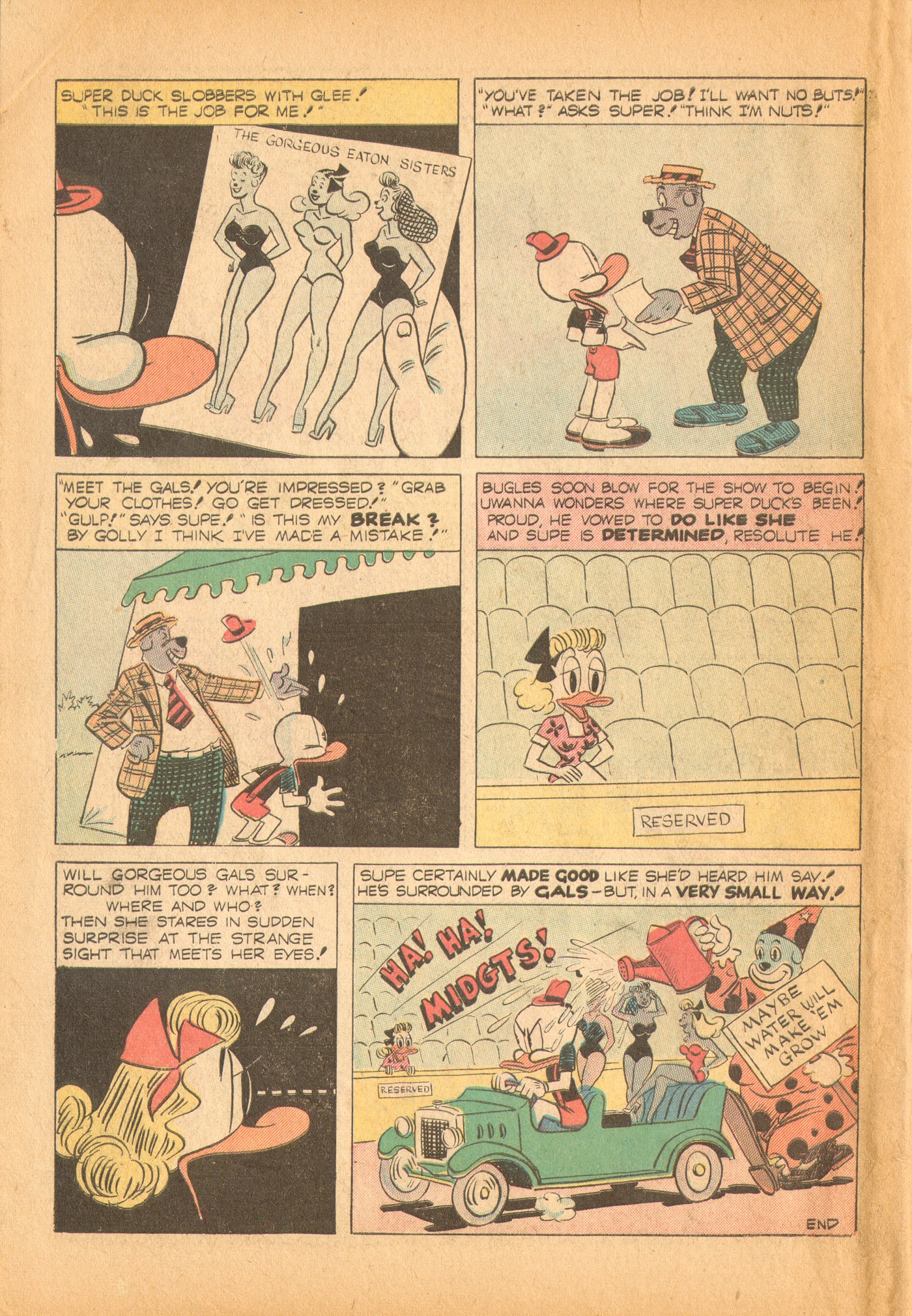 Read online Super Duck Comics comic -  Issue #33 - 48