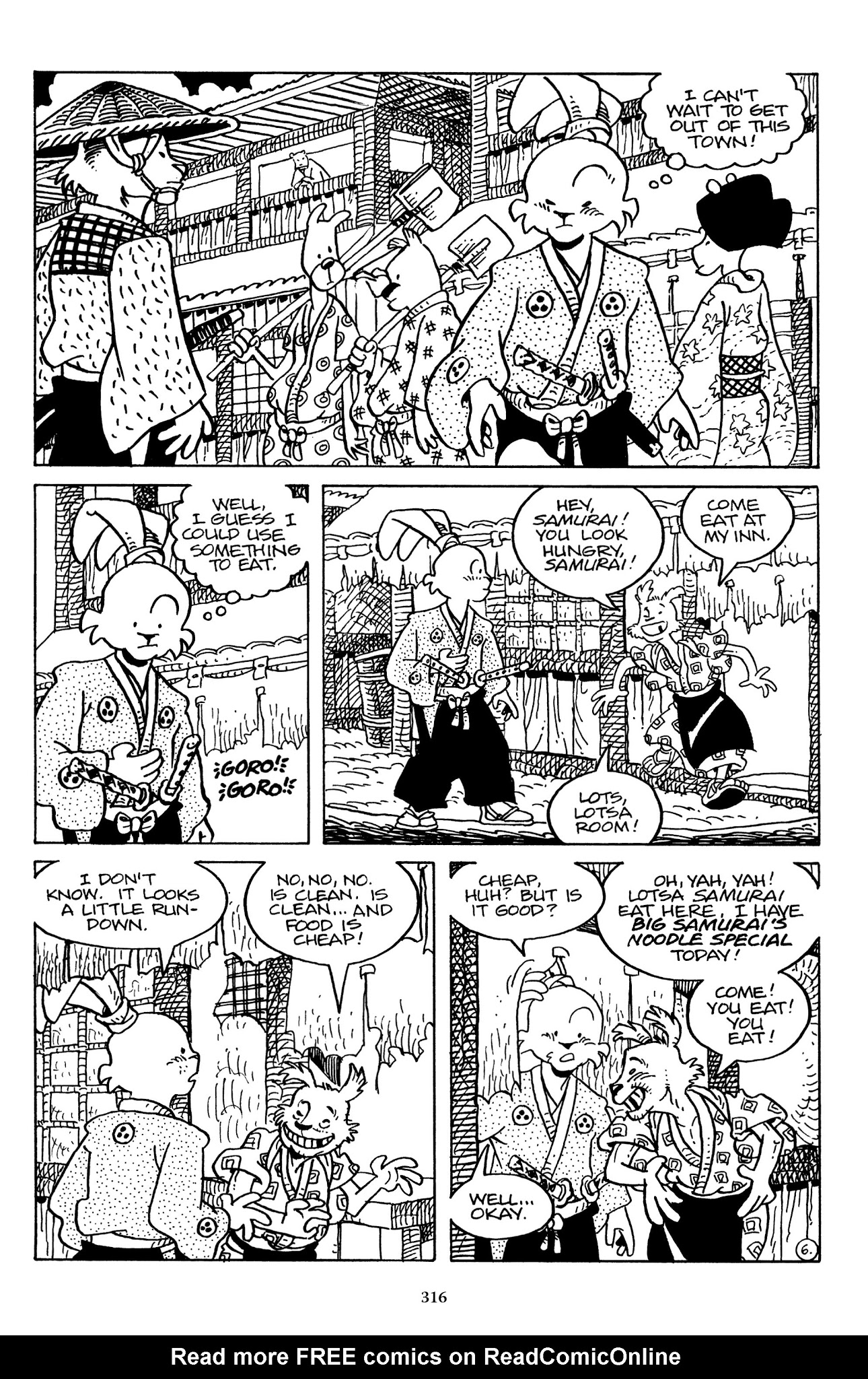 Read online The Usagi Yojimbo Saga comic -  Issue # TPB 7 - 311