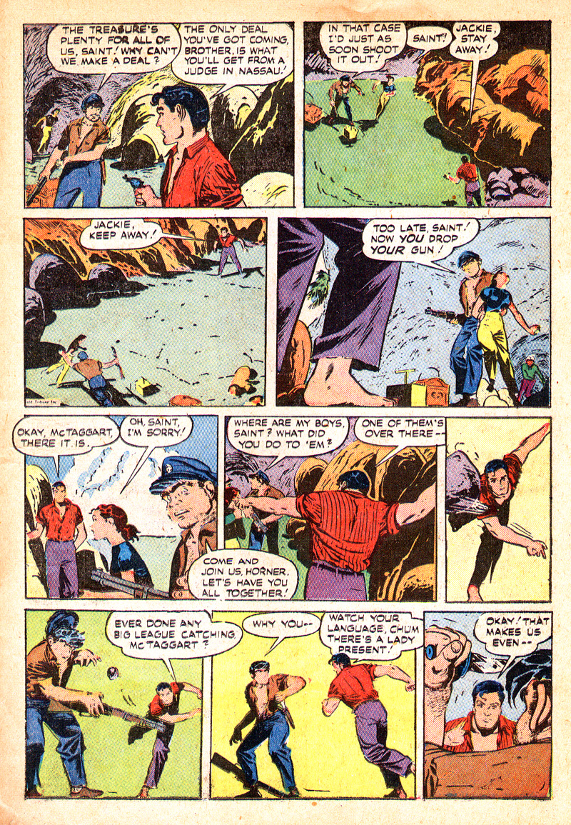 Read online The Saint (1947) comic -  Issue #9 - 14