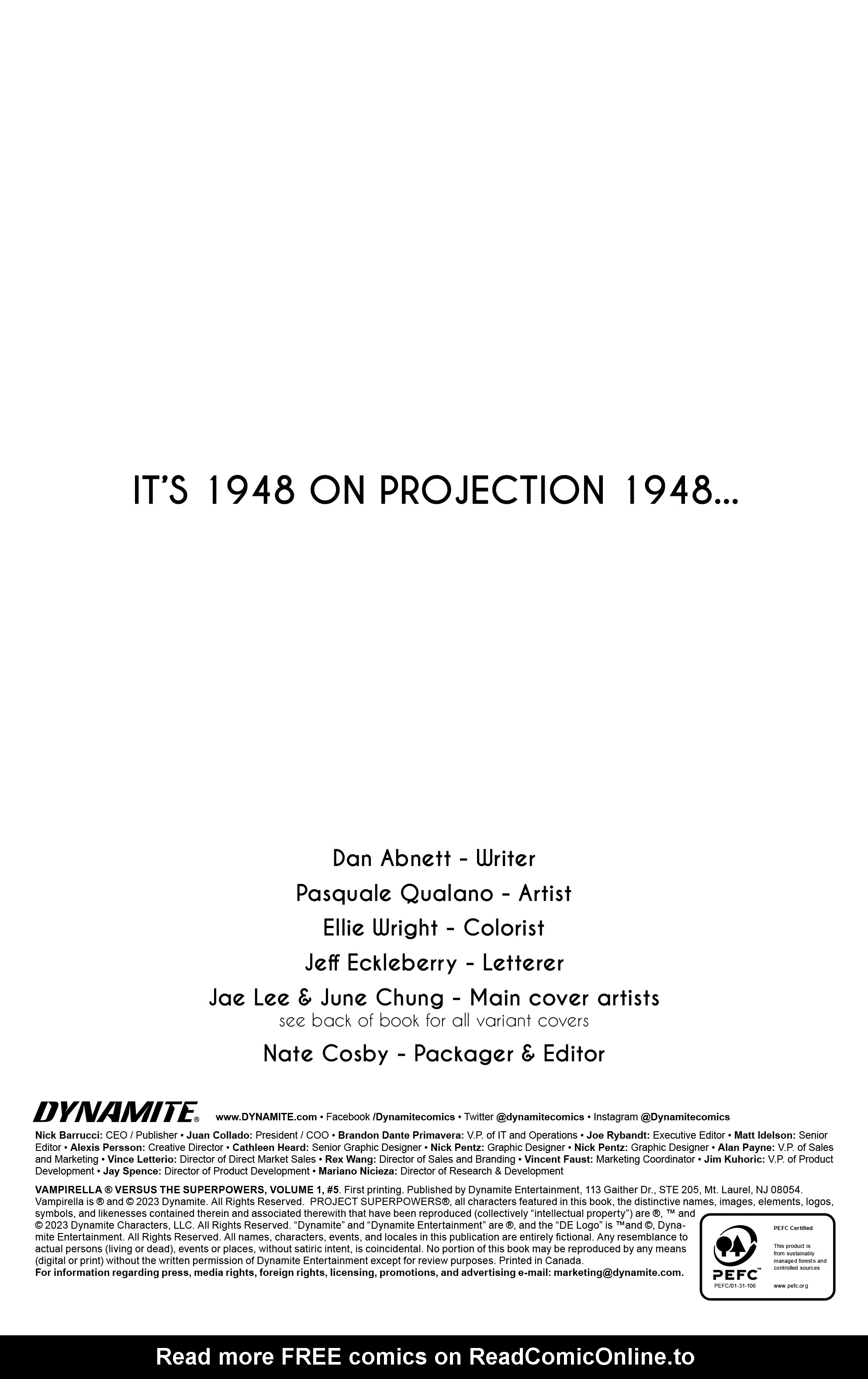 Read online Vampirella Versus The Superpowers comic -  Issue #5 - 7