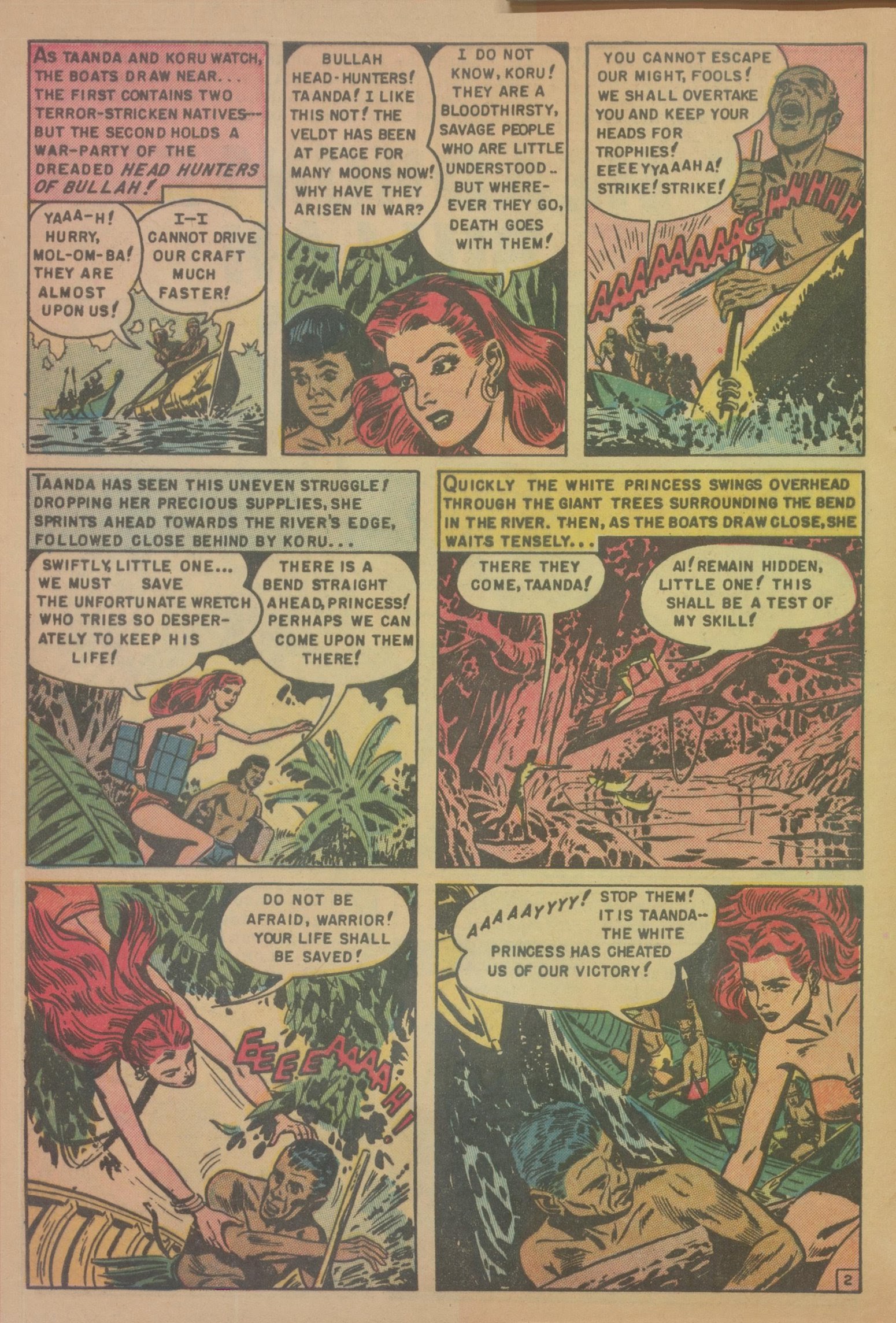 Read online Taanda White Princess of the Jungle comic -  Issue #4 - 4
