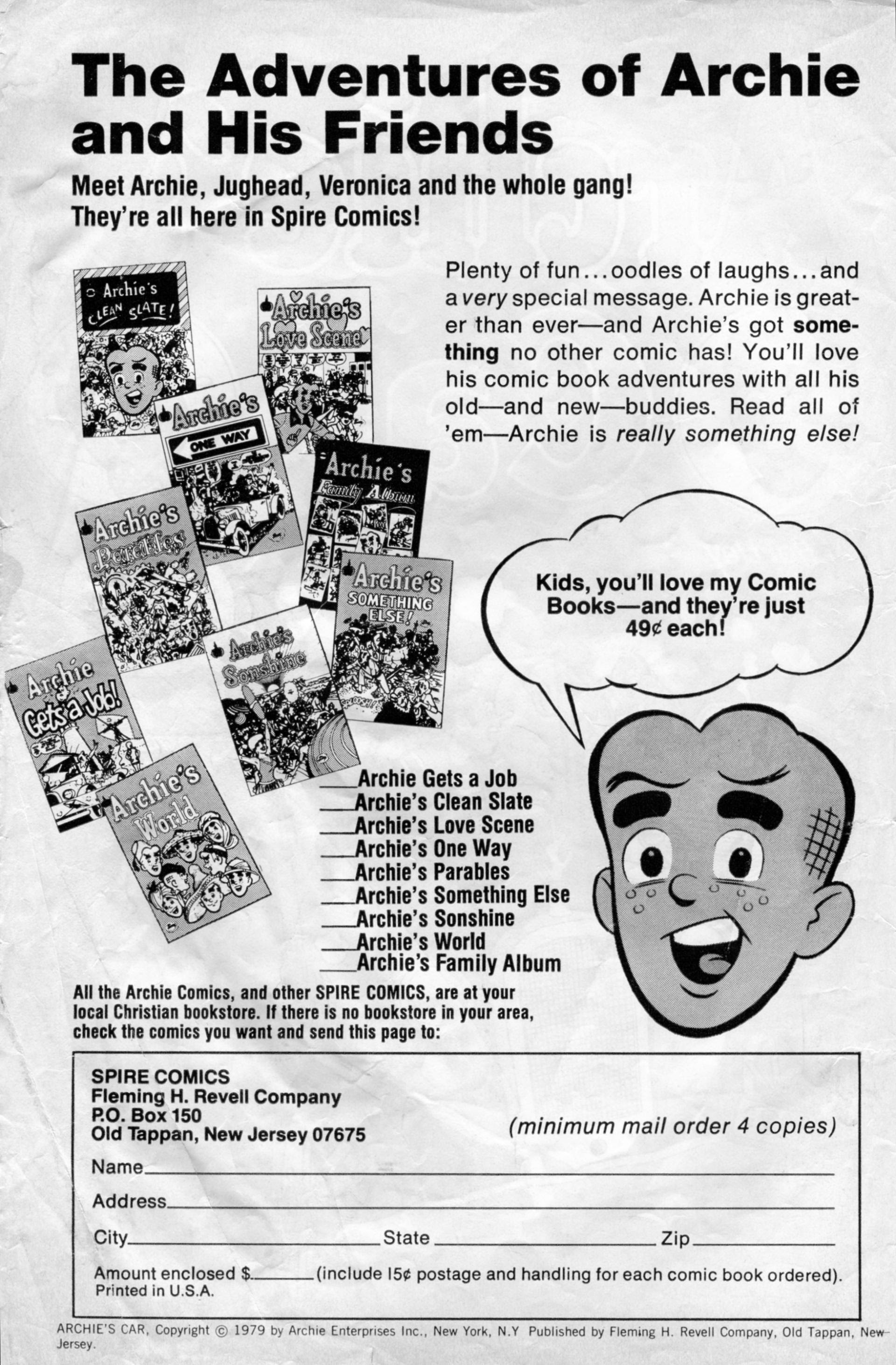 Read online Archie's Car comic -  Issue # Full - 2
