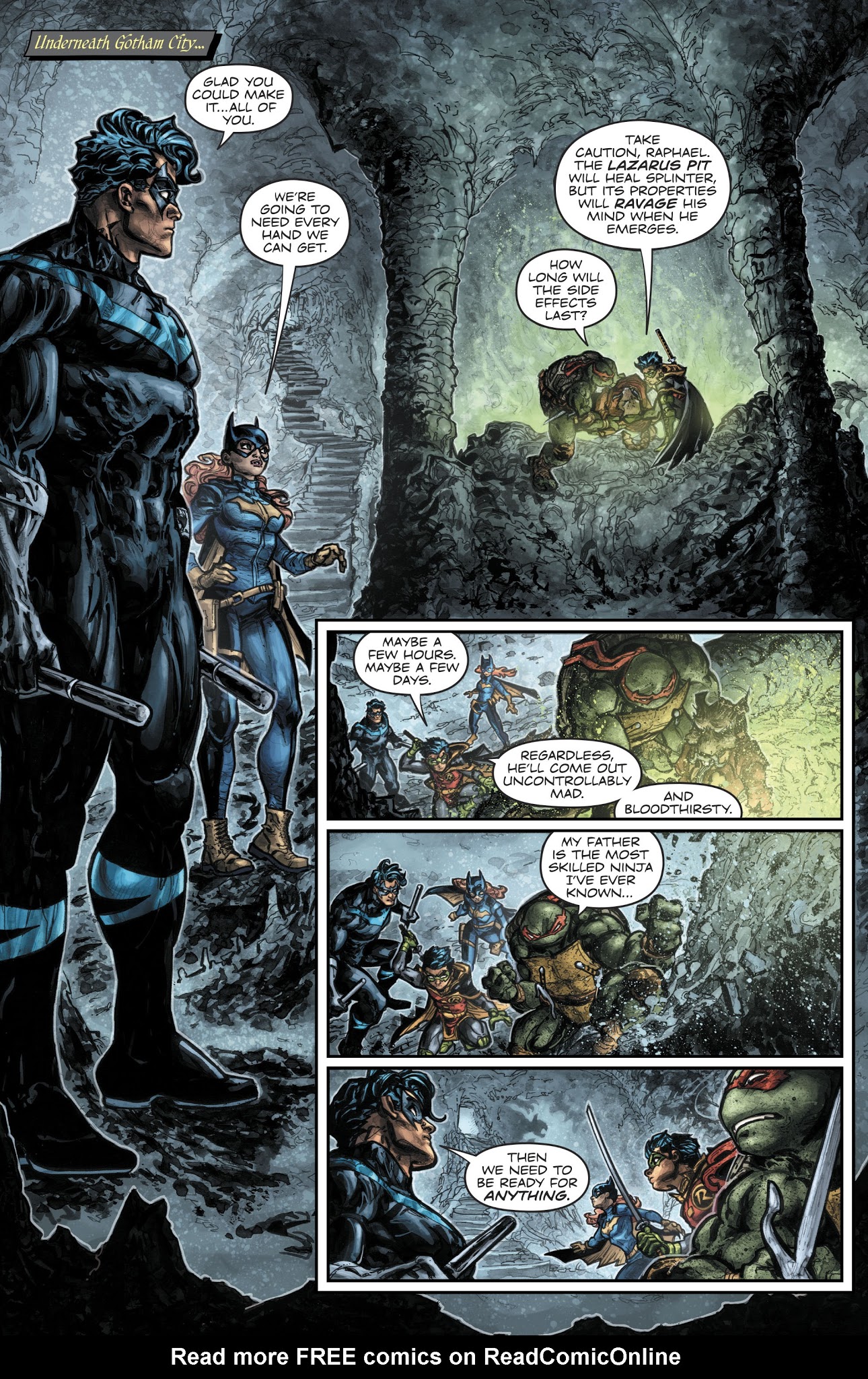 Read online Batman/Teenage Mutant Ninja Turtles II comic -  Issue #5 - 14