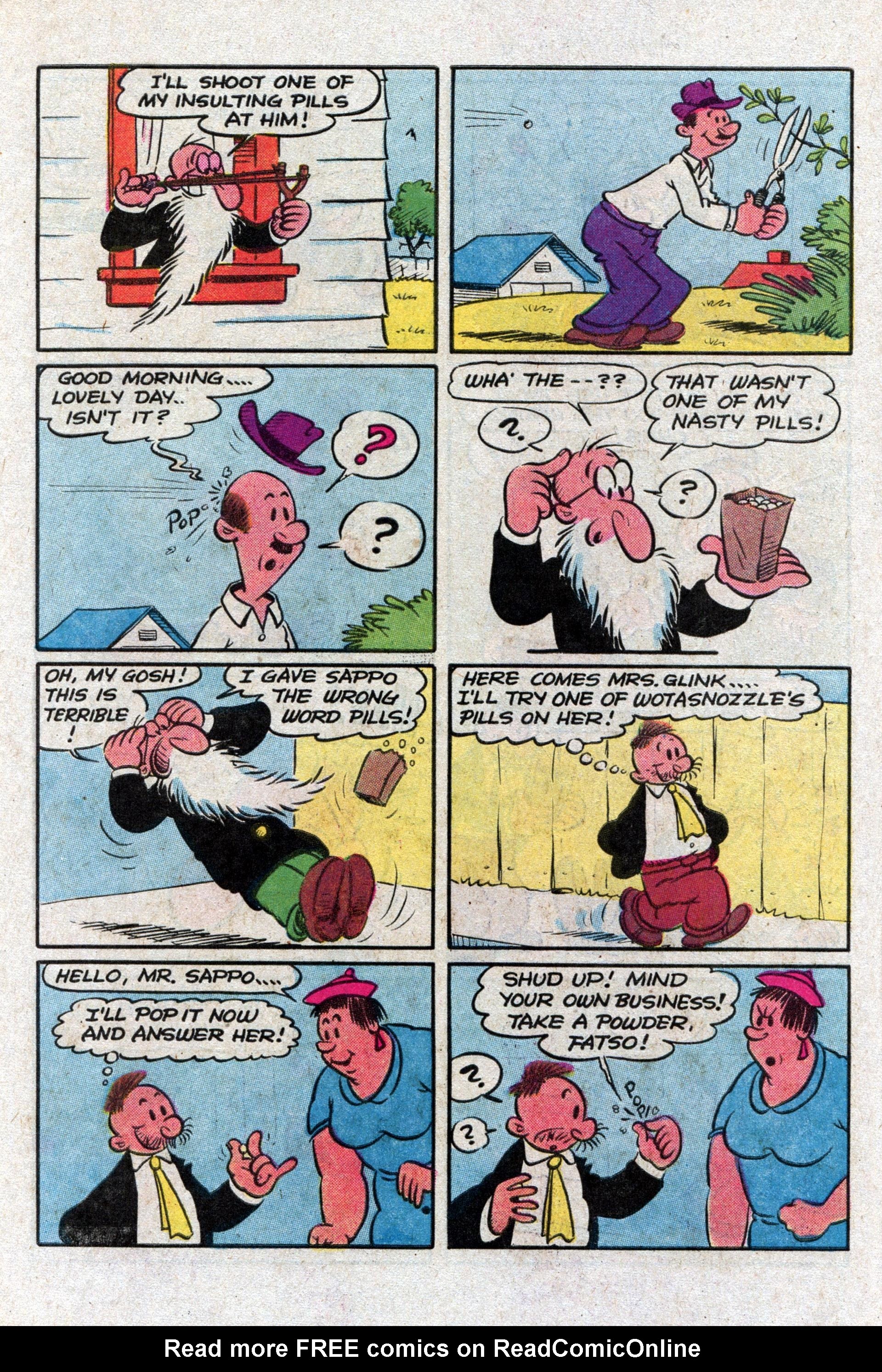 Read online Popeye (1948) comic -  Issue #170 - 31