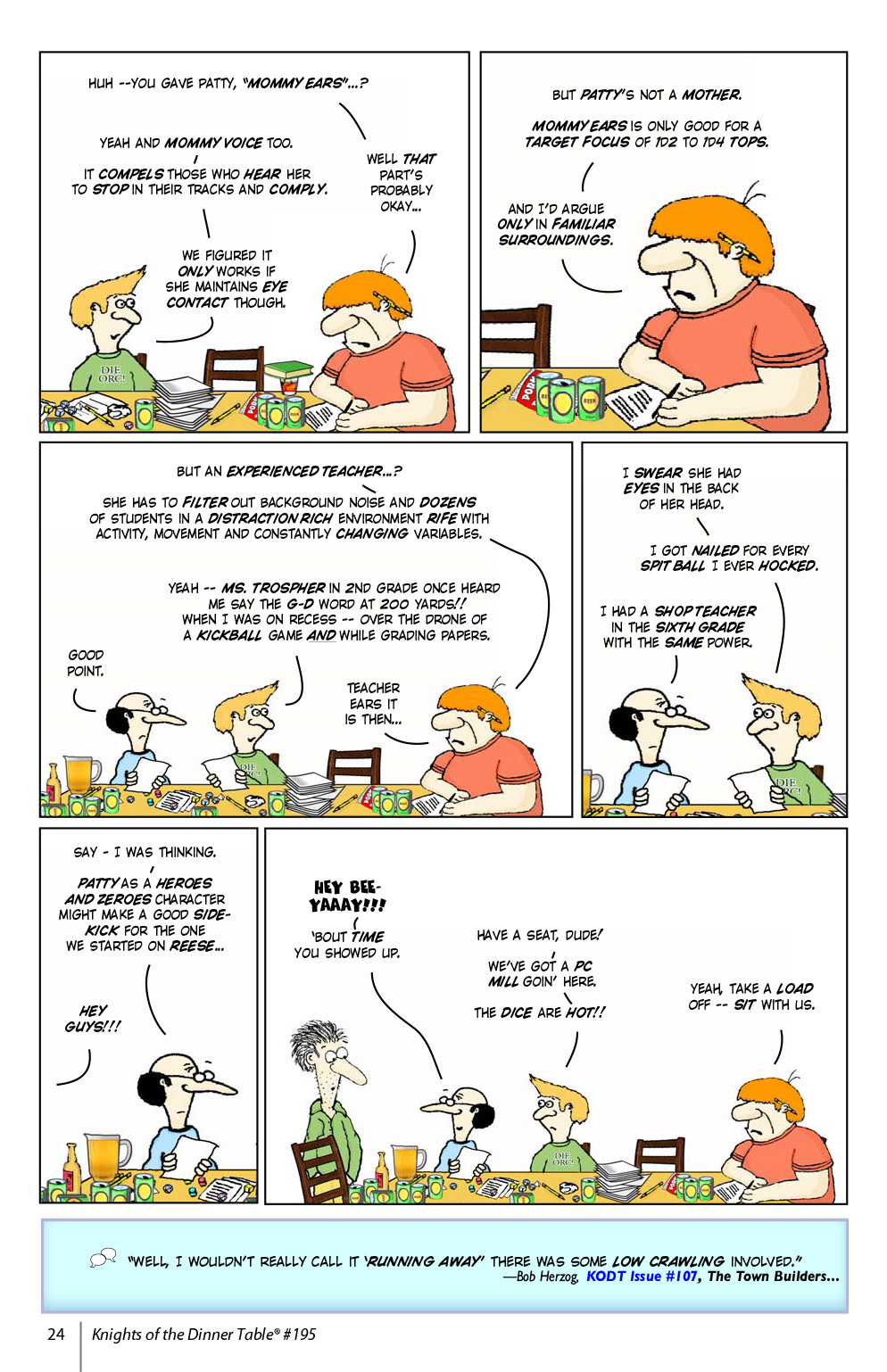 Read online Knights of the Dinner Table comic -  Issue #195 - 26