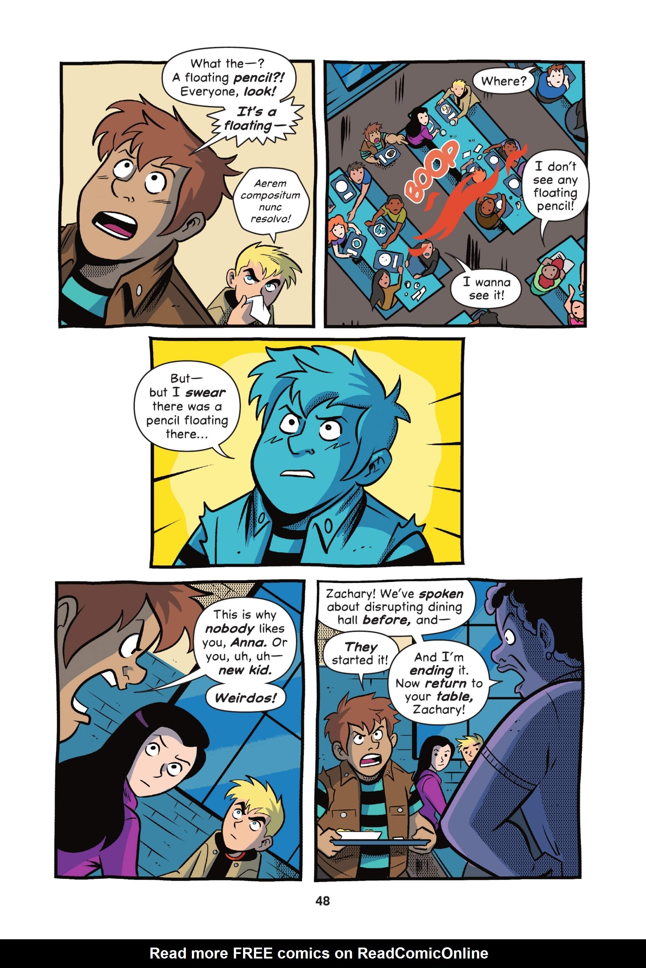 Read online The Mystery of the Meanest Teacher: A Johnny Constantine Graphic Novel comic -  Issue # TPB (Part 1) - 46