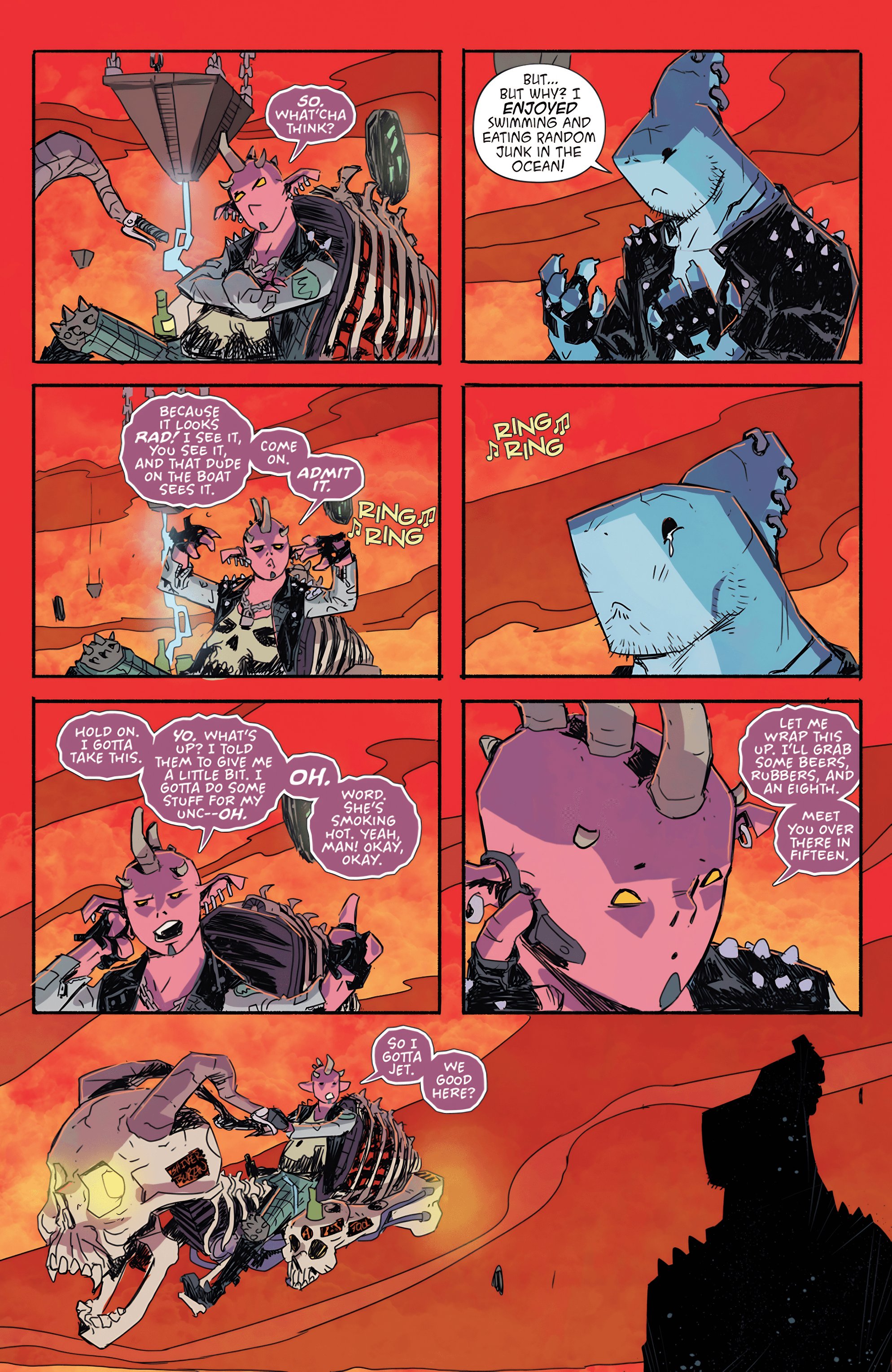 Read online Metalshark Bro: What the Fin? comic -  Issue # TPB - 11