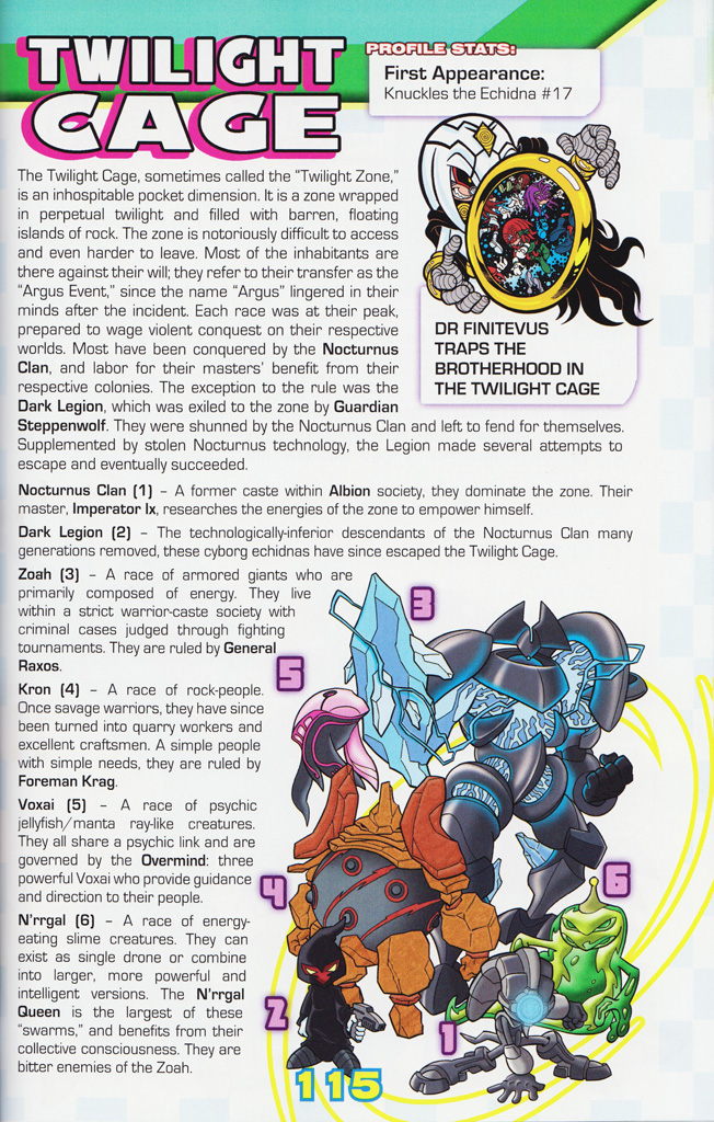 Read online Sonic the Hedgehog: The Complete Sonic Comic Encyclopedia comic -  Issue # TPB - 117