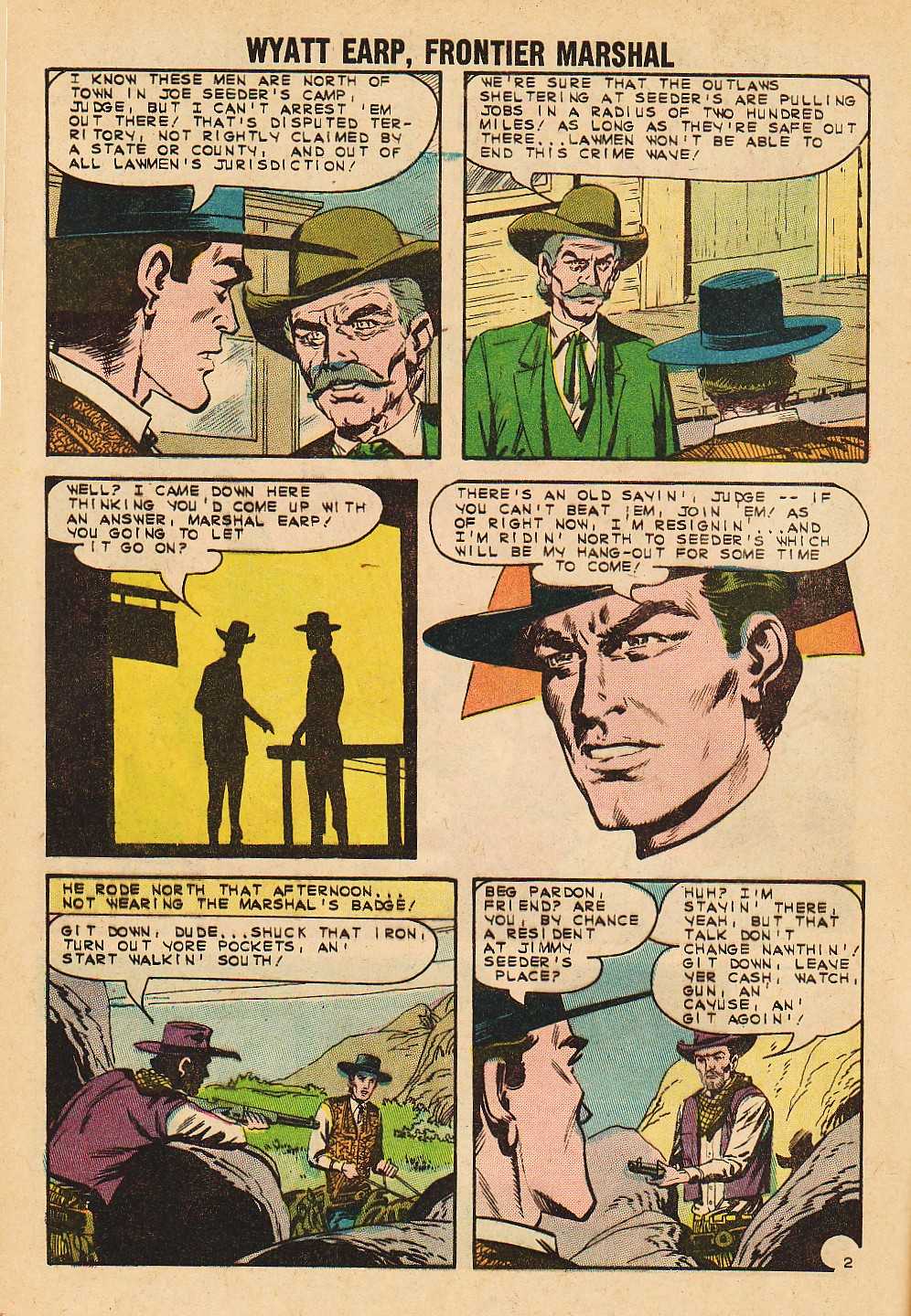 Read online Wyatt Earp Frontier Marshal comic -  Issue #50 - 4