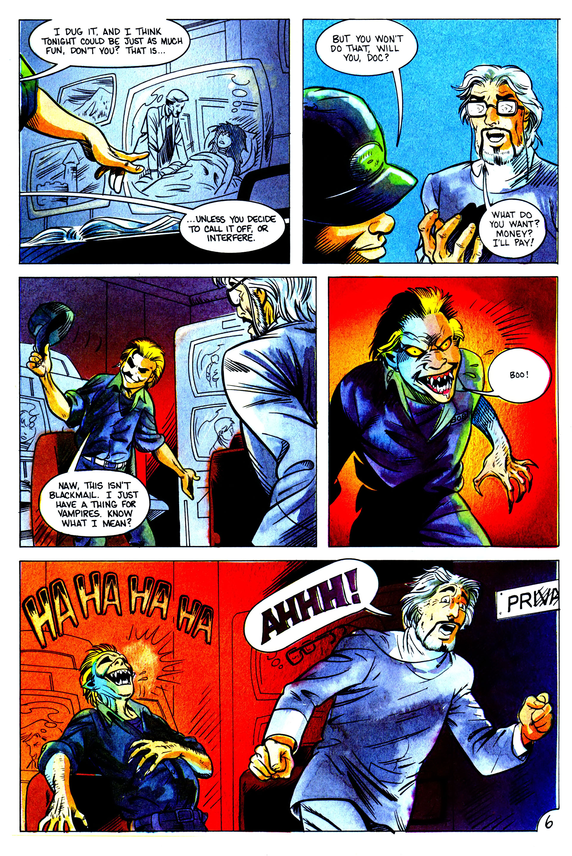 Read online Fright Night (1988) comic -  Issue #15 - 8