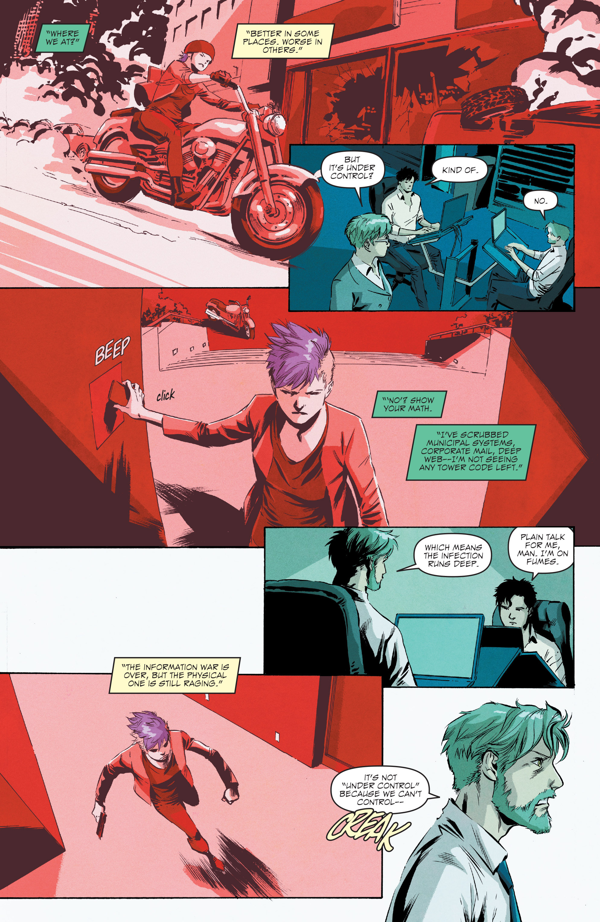 Read online Hacktivist Volume 2 comic -  Issue #6 - 8