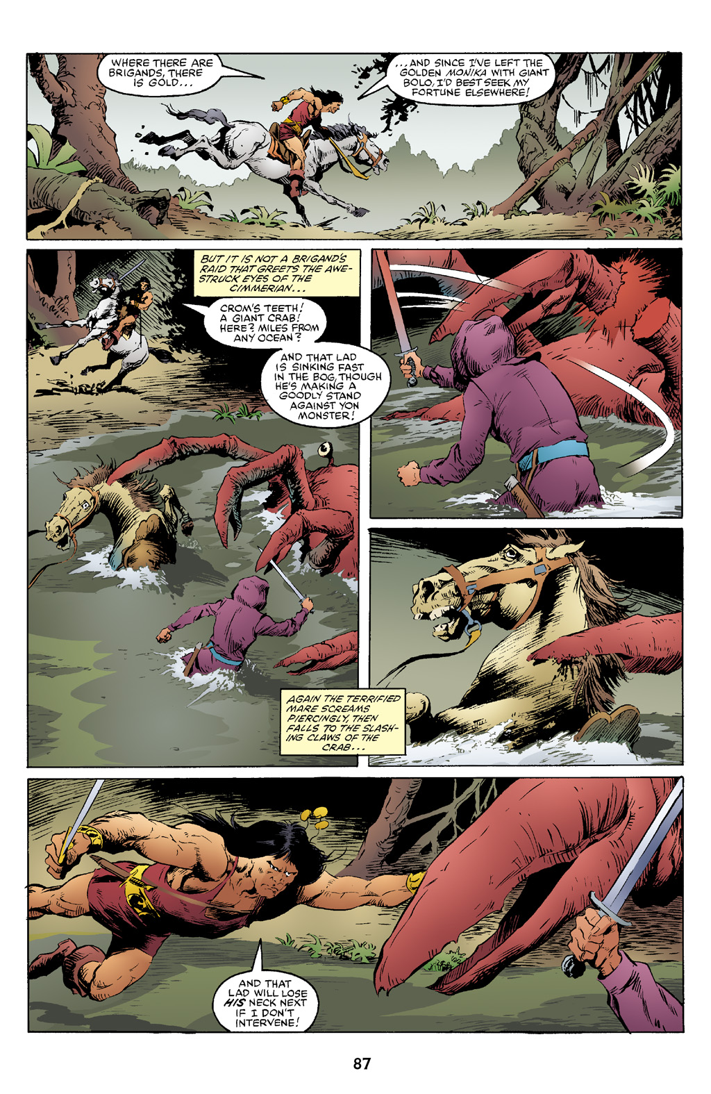 Read online The Chronicles of Conan comic -  Issue # TPB 18 (Part 1) - 88