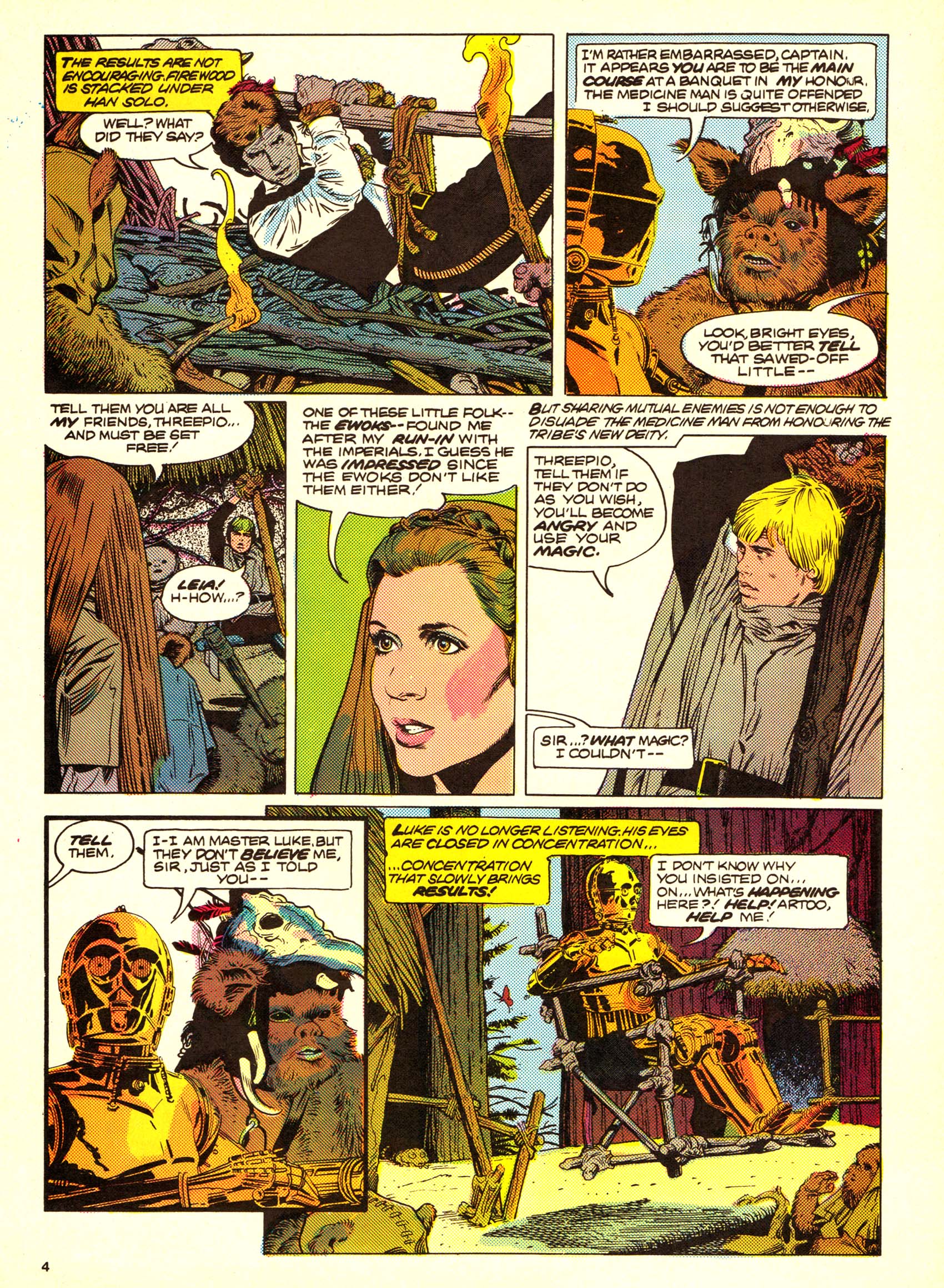 Read online Return of the Jedi comic -  Issue #154 - 4