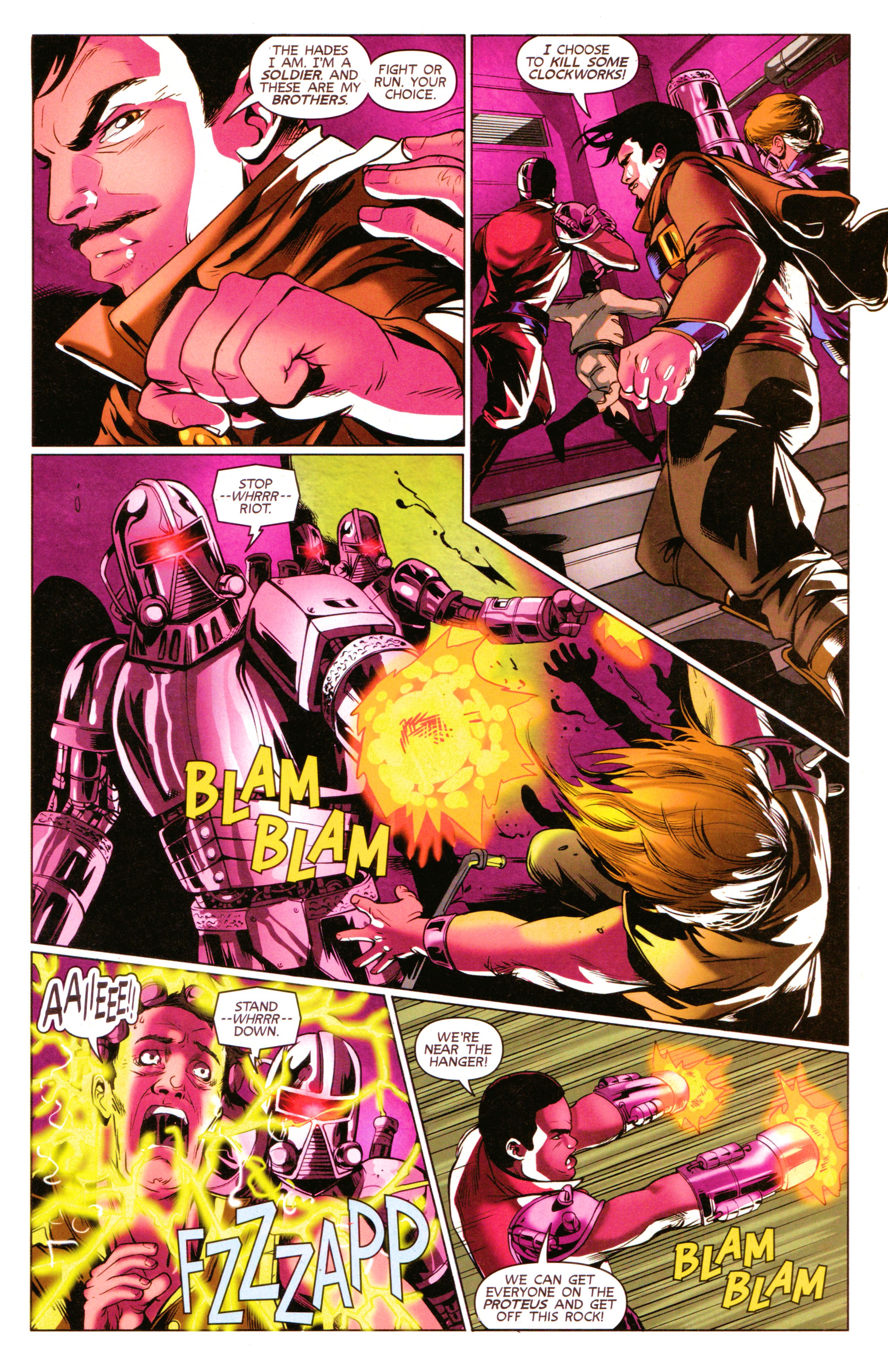 Read online Steampunk Battlestar Galactica 1880 comic -  Issue #2 - 20