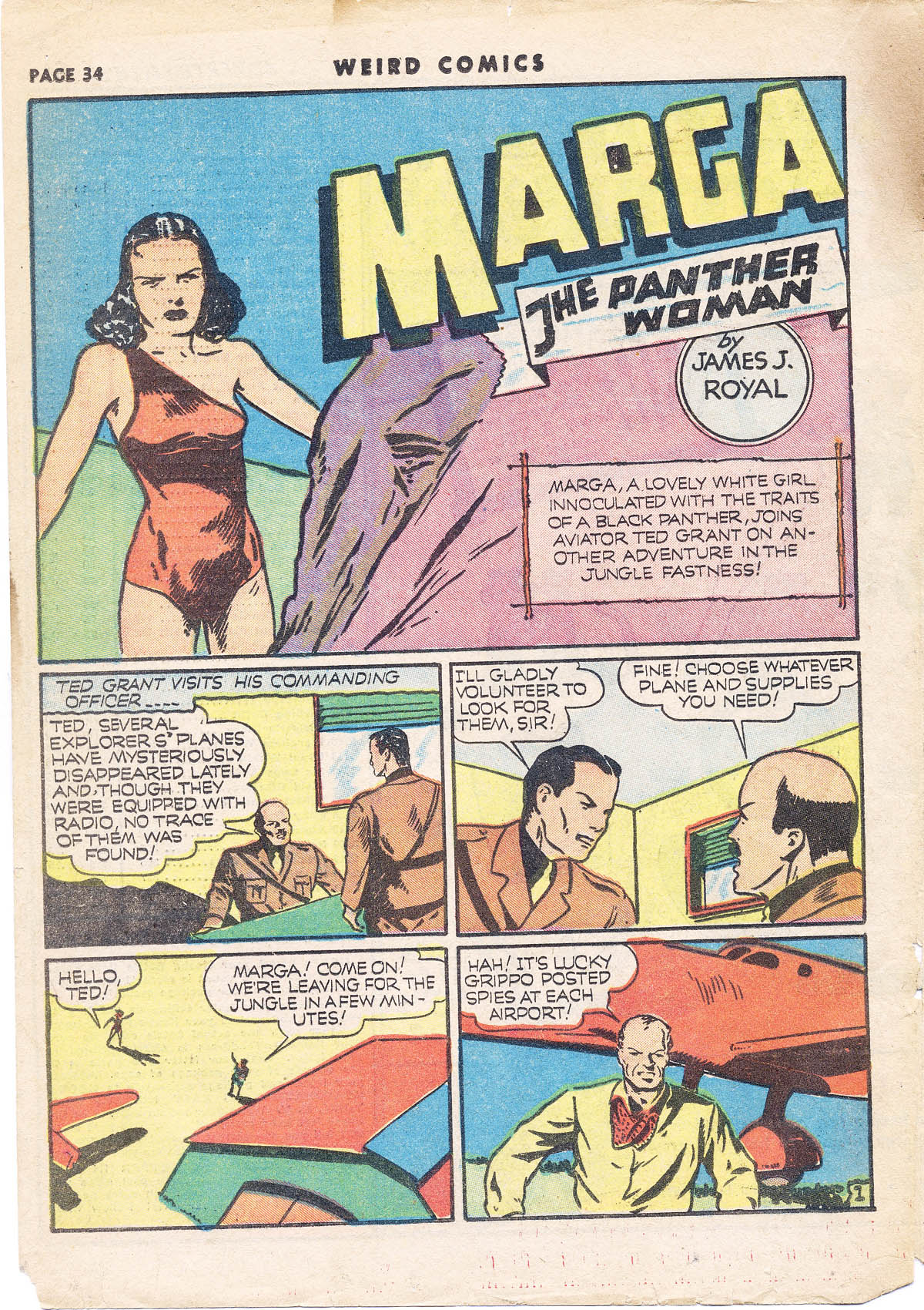 Read online Weird Comics comic -  Issue #13 - 34