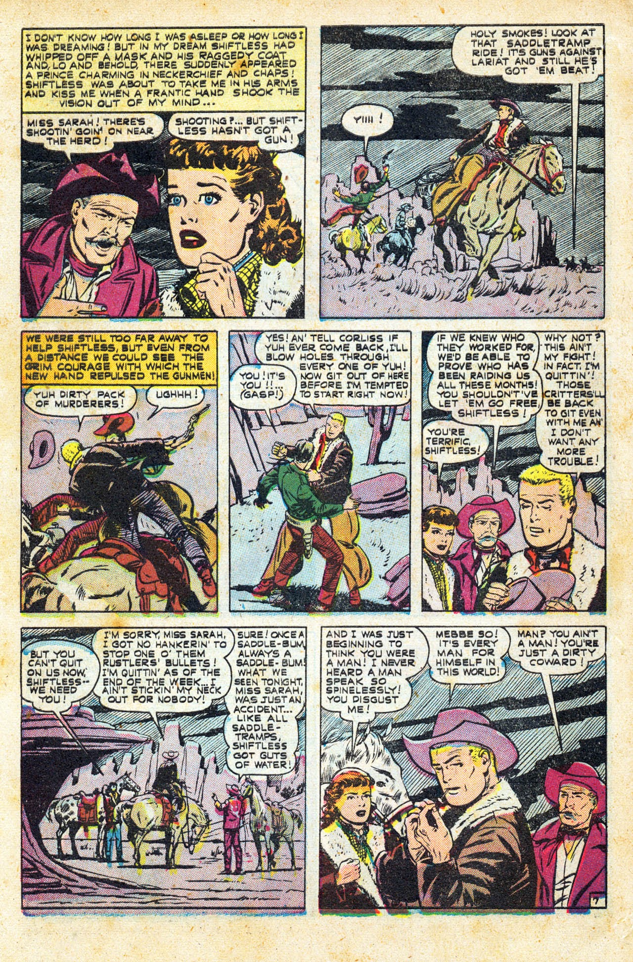 Read online Cowboy Romances comic -  Issue #3 - 46