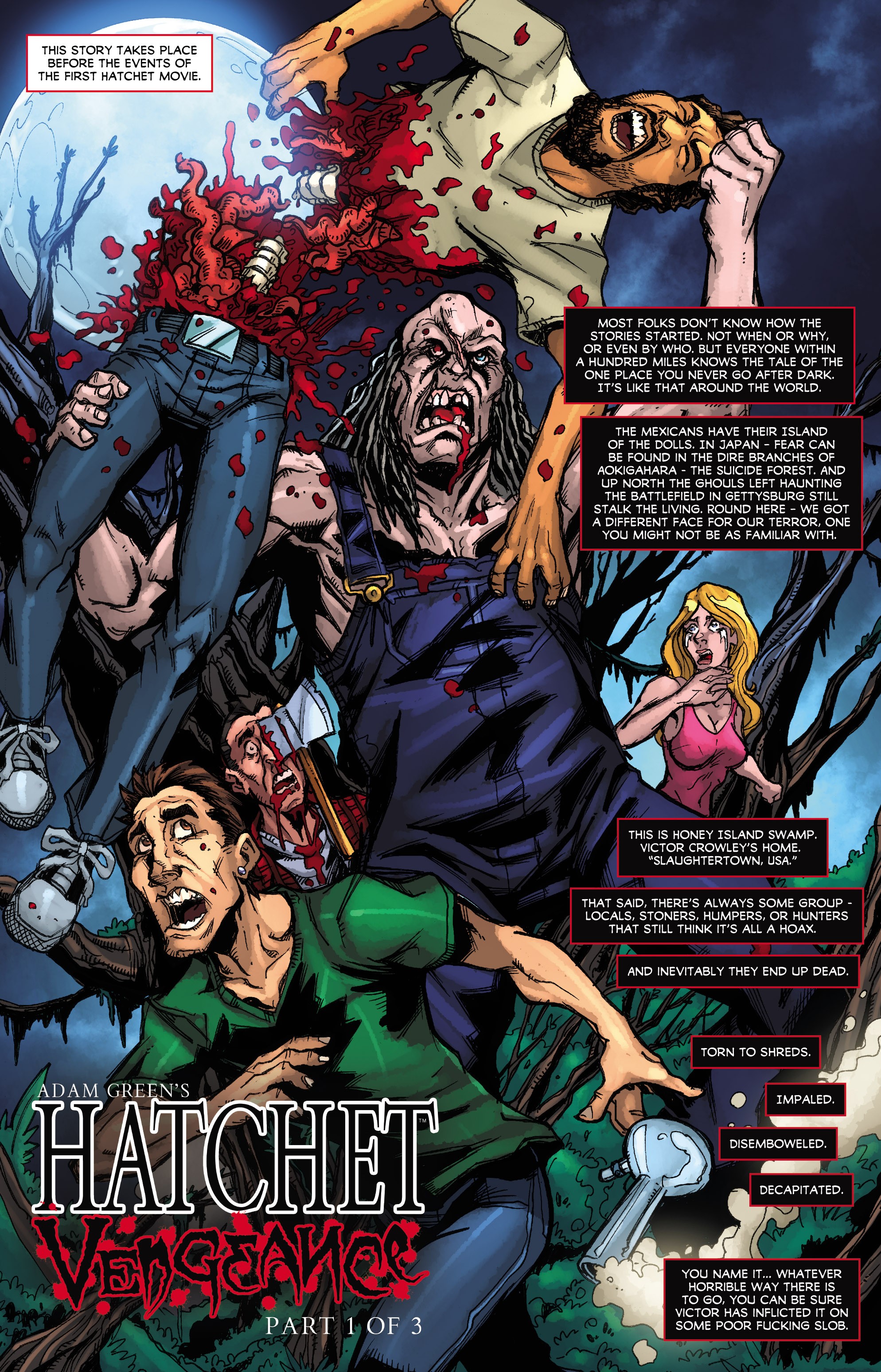Read online Hatchet: Vengeance comic -  Issue #1 - 2