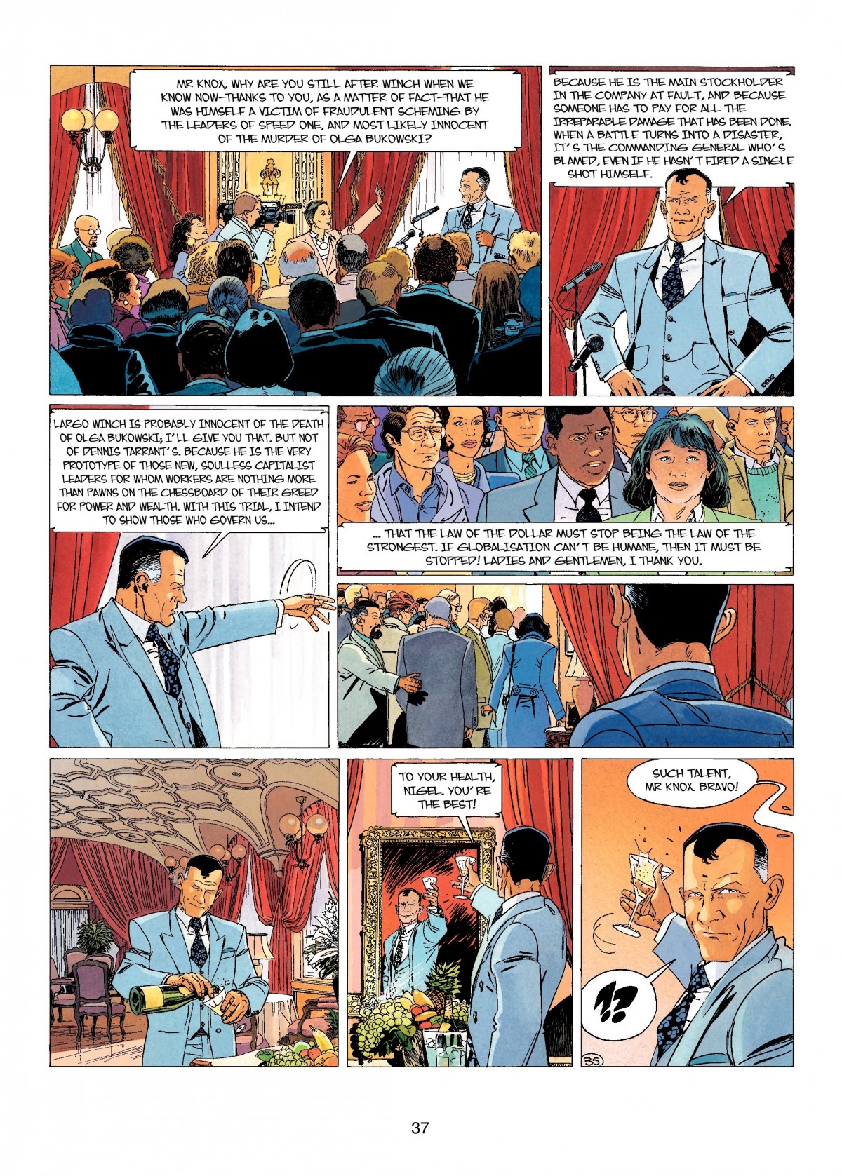 Read online Largo Winch comic -  Issue # TPB 10 - 37