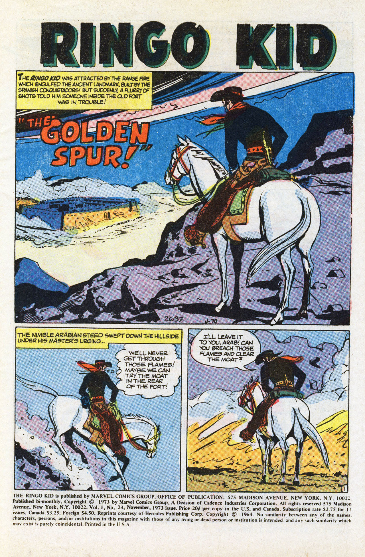 Read online Ringo Kid (1970) comic -  Issue #23 - 3