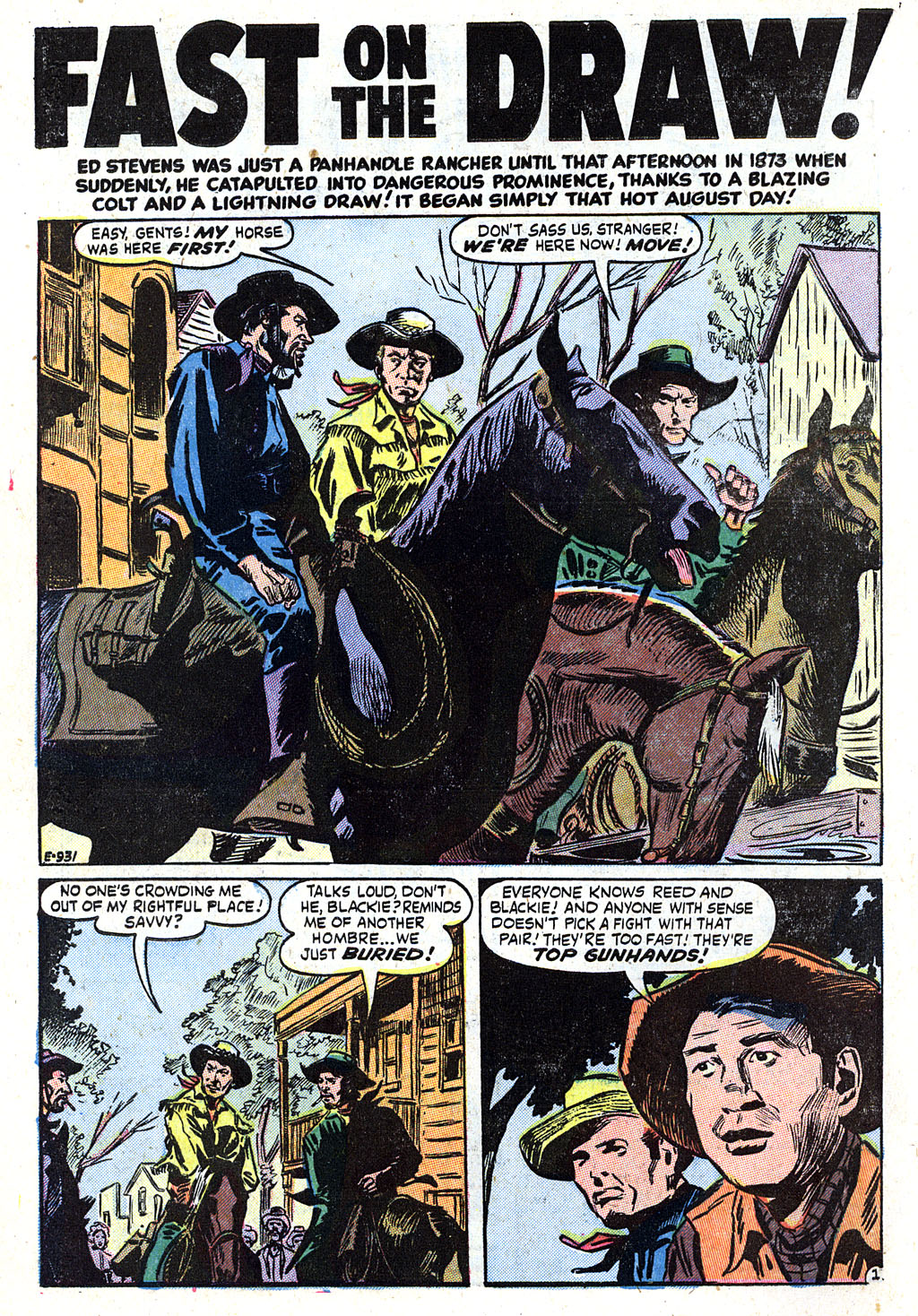 Read online Western Outlaws (1954) comic -  Issue #5 - 10