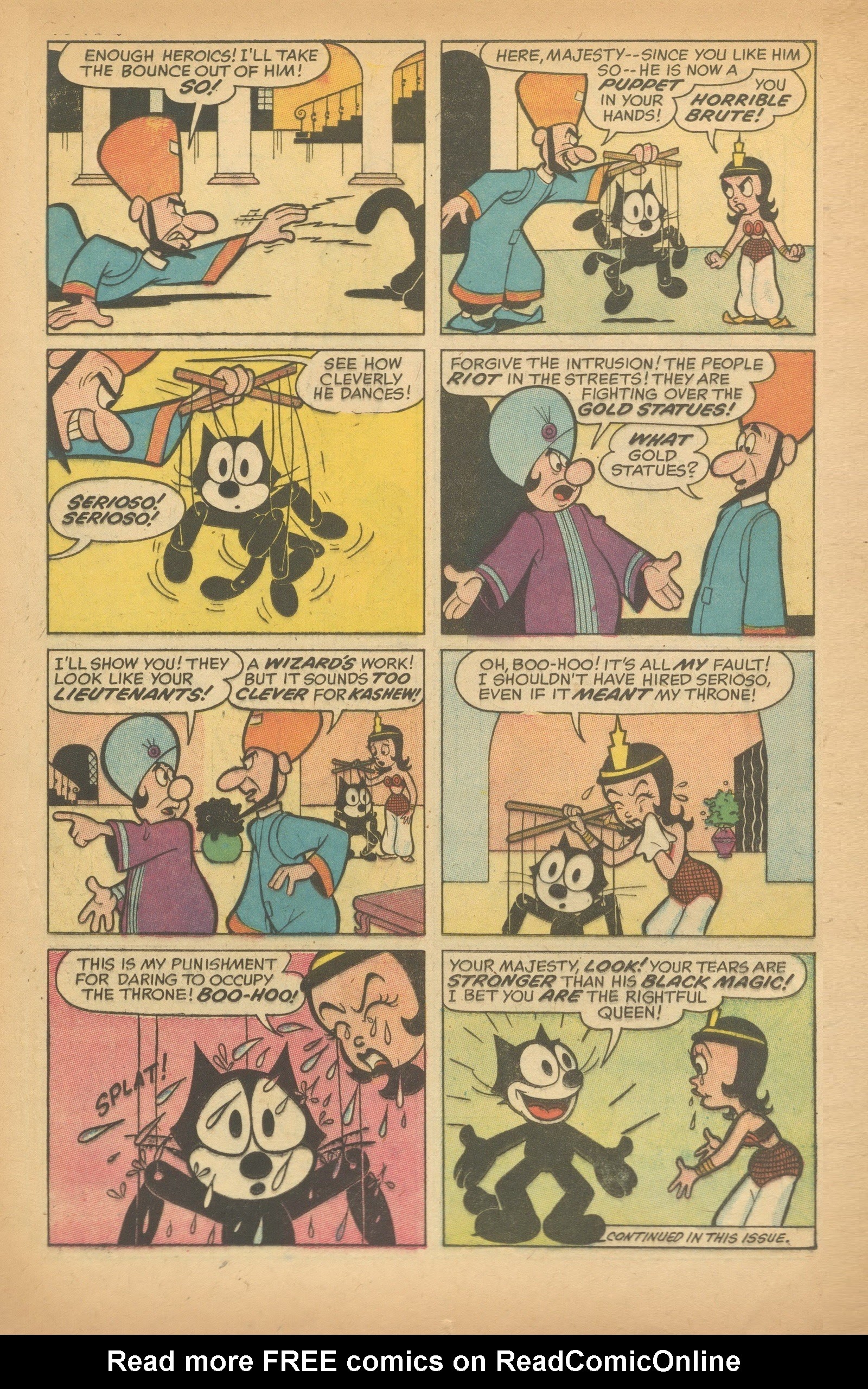 Read online Felix the Cat (1955) comic -  Issue #87 - 16