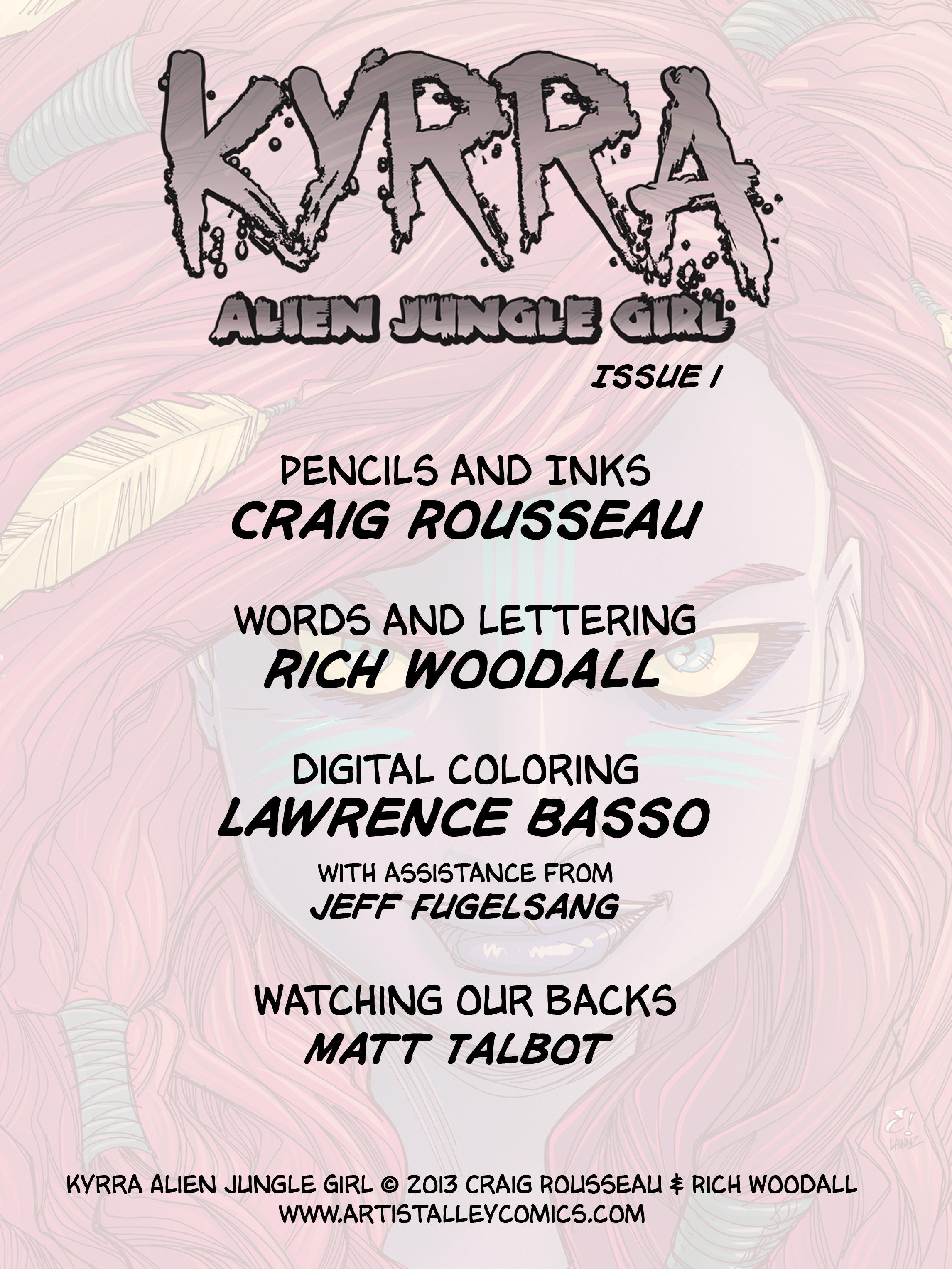 Read online Kyrra: Alien Jungle Girl comic -  Issue #1 - 2