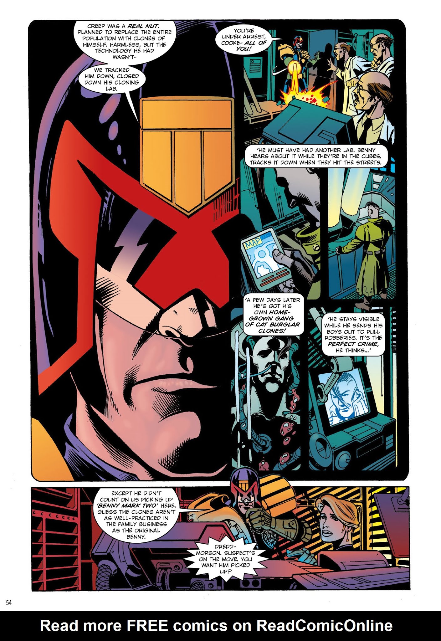 Read online Judge Dredd: The Complete Case Files comic -  Issue # TPB 32 (Part 1) - 56