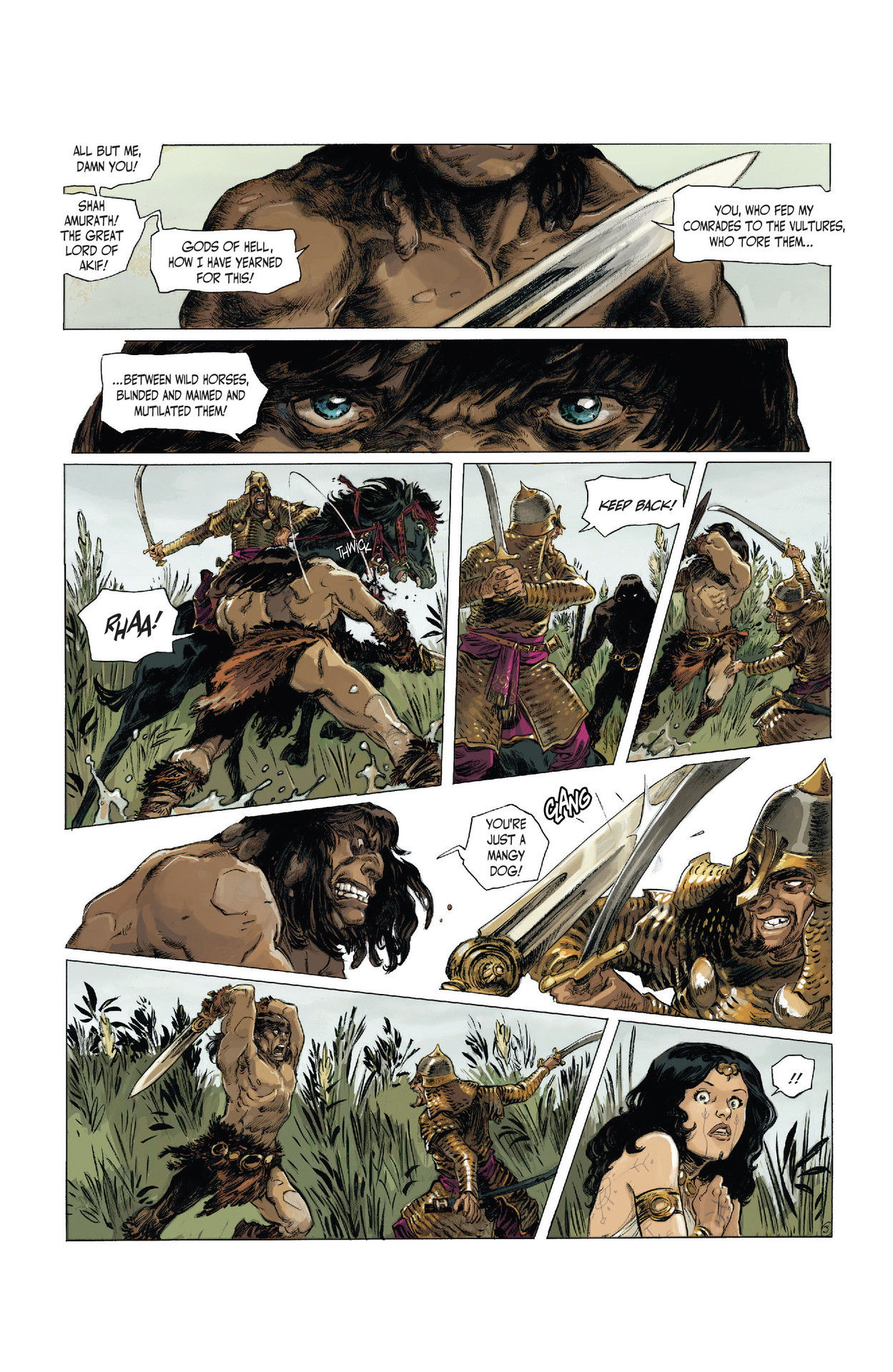 Read online The Cimmerian comic -  Issue # TPB 3 - 8
