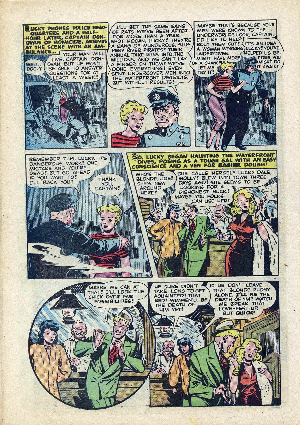 Read online The Saint (1947) comic -  Issue #6 - 36