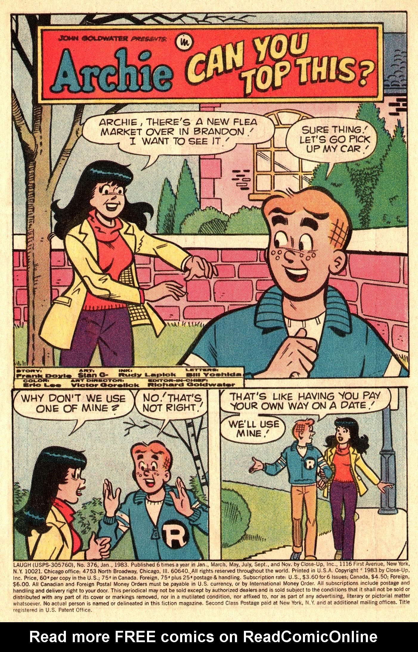 Read online Laugh (Comics) comic -  Issue #376 - 3