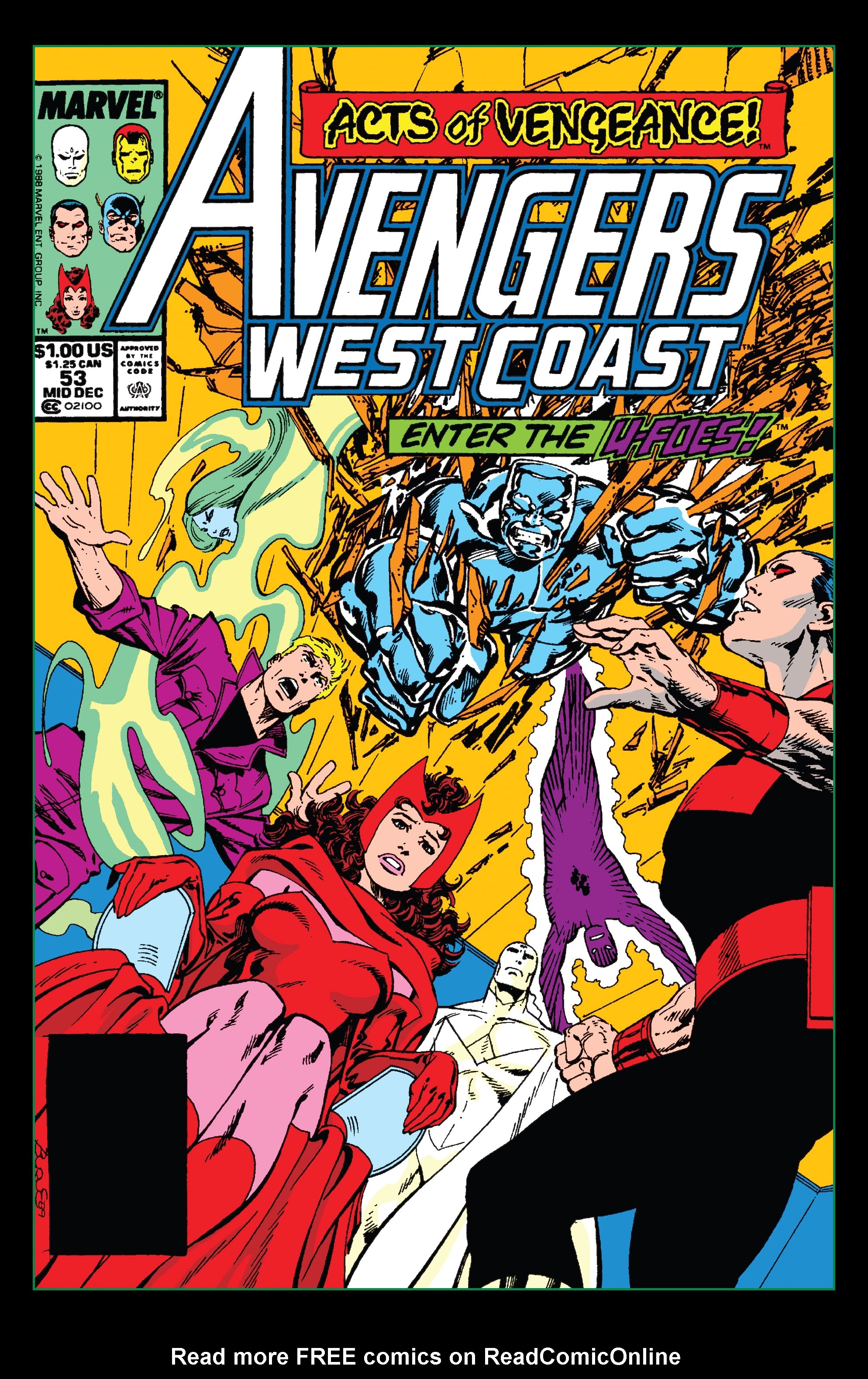 Read online Avengers West Coast Epic Collection: How The West Was Won comic -  Issue #Avengers West Coast Epic Collection Darker Than Scarlet (Part 1) - 28