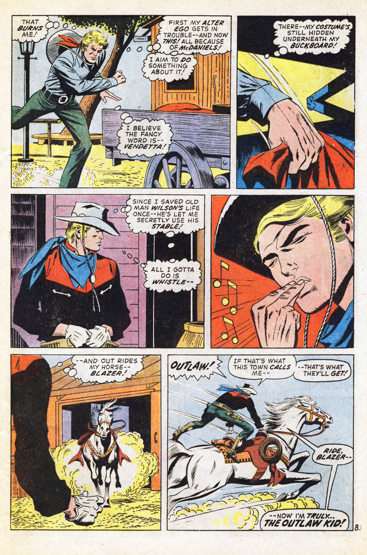 Read online The Outlaw Kid (1970) comic -  Issue #11 - 13