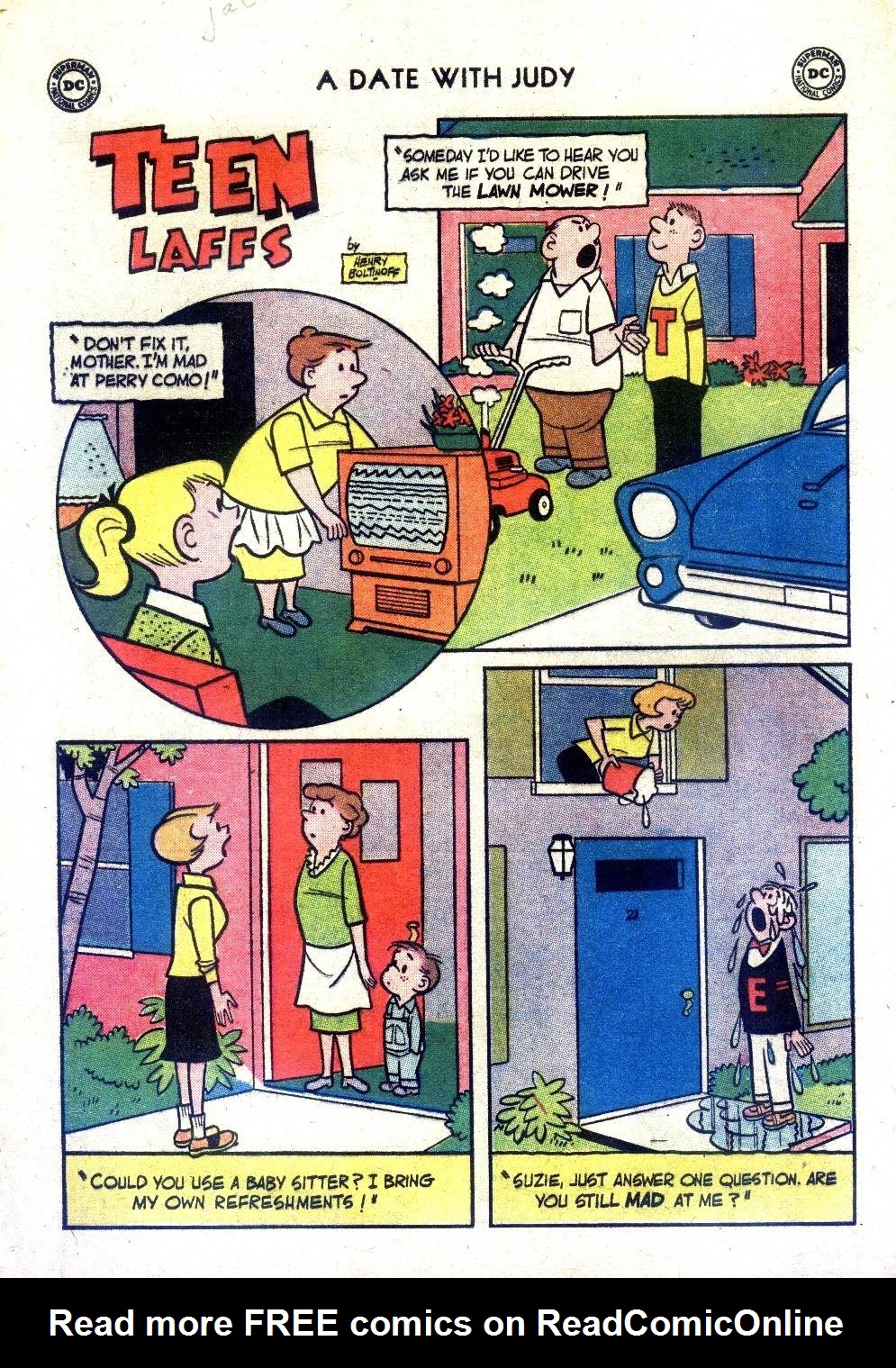 Read online A Date with Judy comic -  Issue #73 - 24