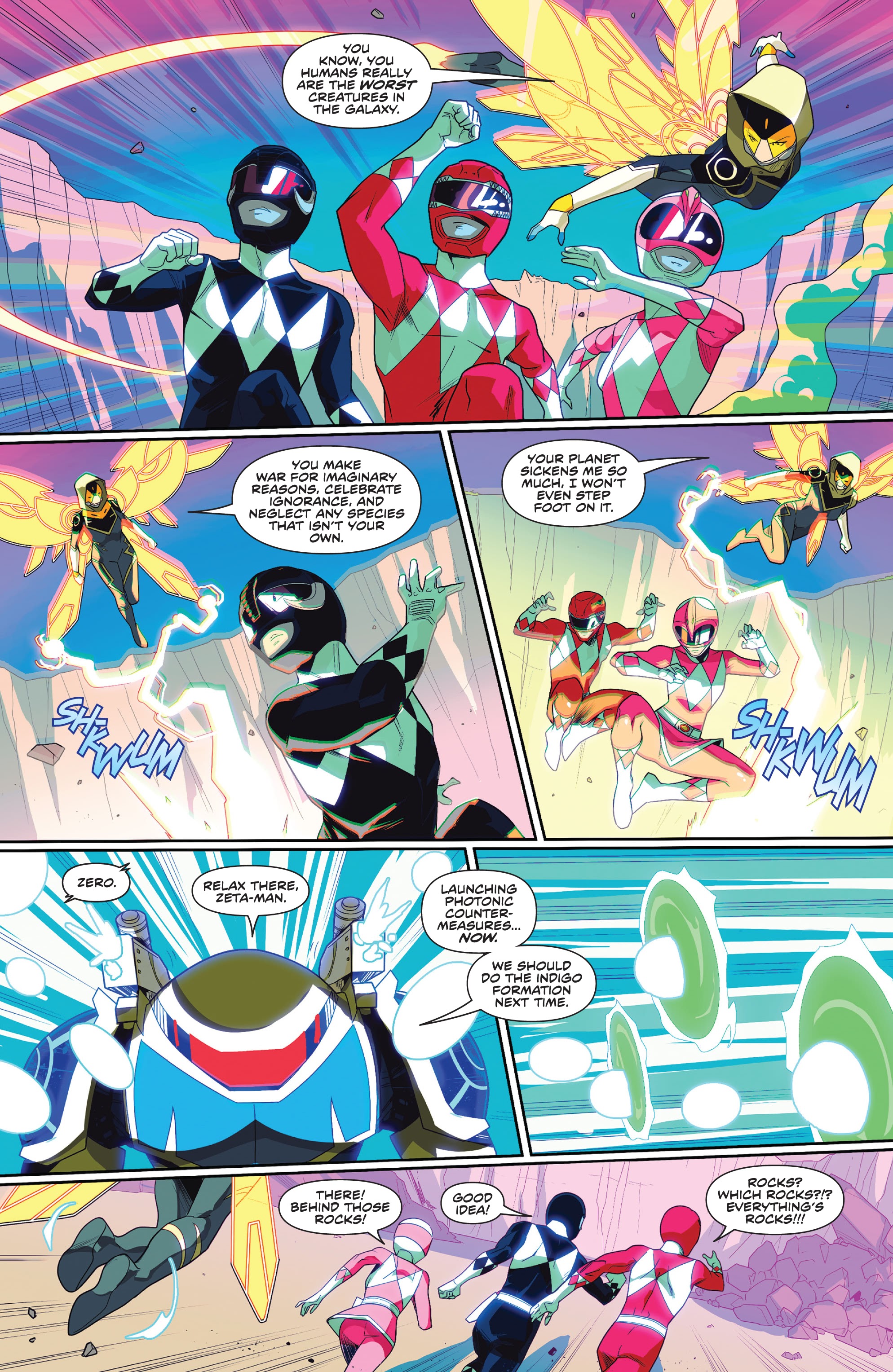 Read online Mighty Morphin comic -  Issue #13 - 14