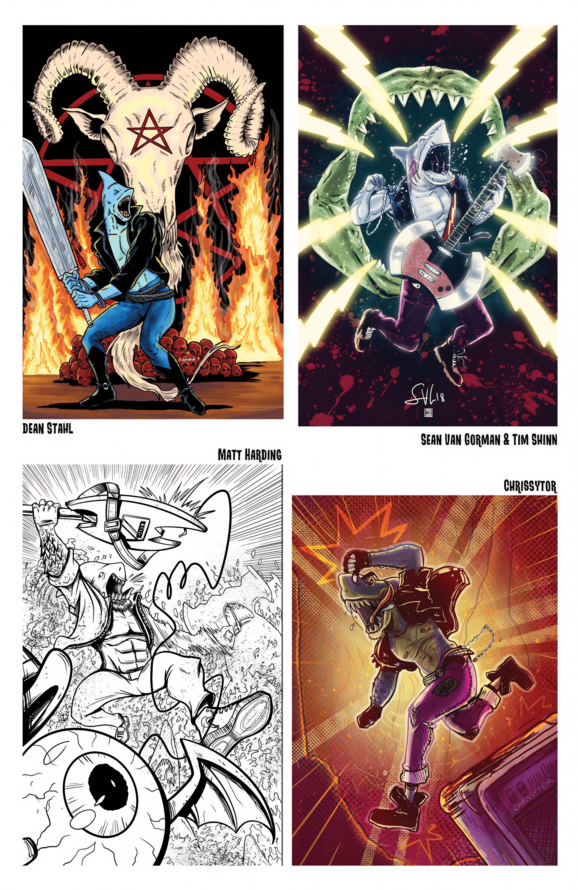 Read online Metalshark Bro: What the Fin? comic -  Issue # TPB - 93