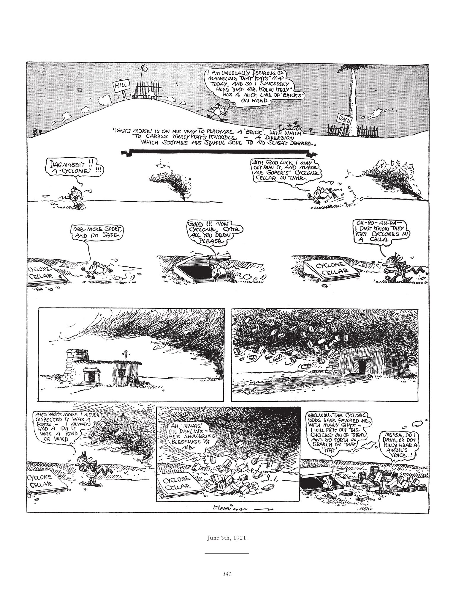 Read online Krazy & Ignatz comic -  Issue # TPB 2 - 141