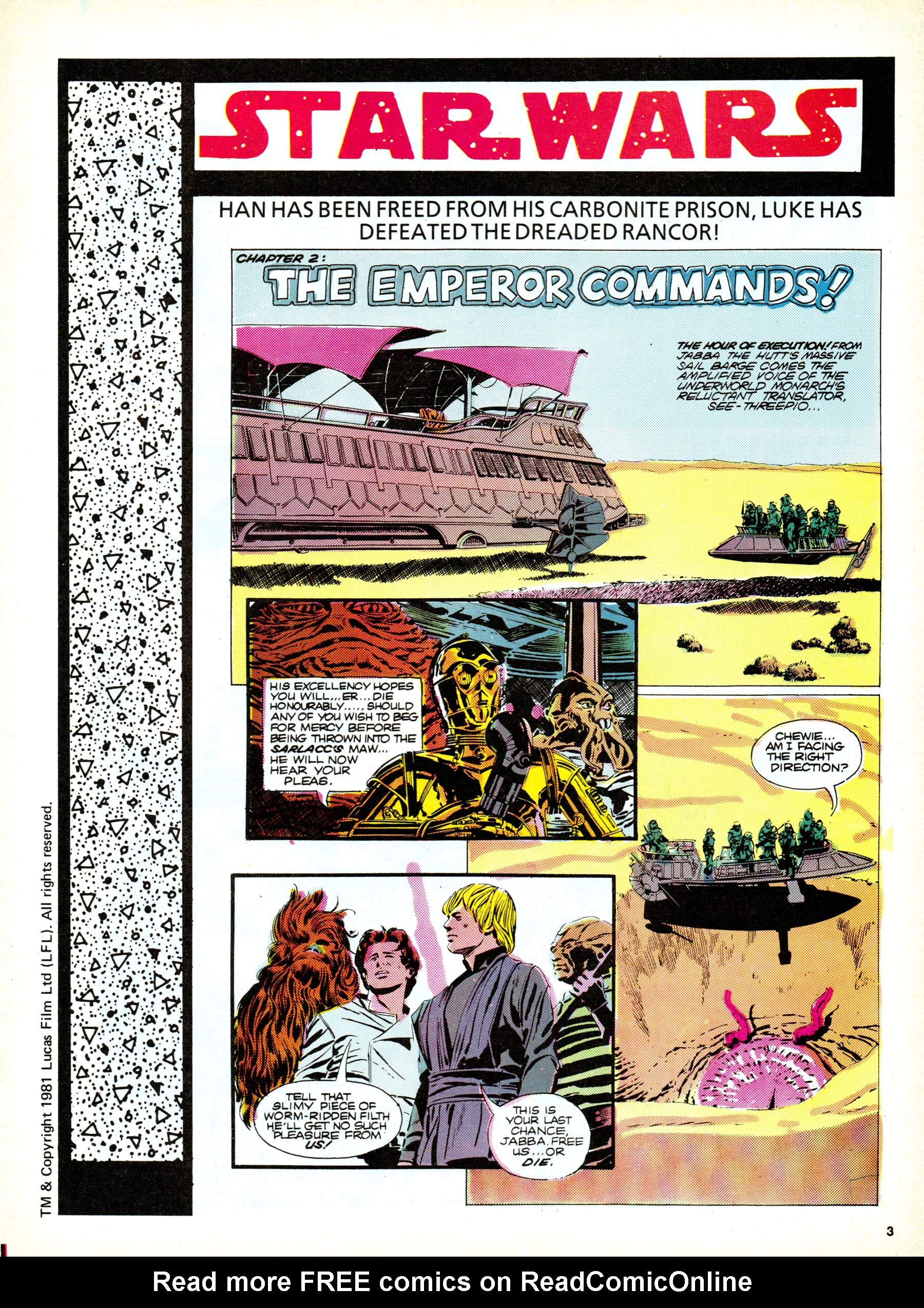 Read online Return of the Jedi comic -  Issue #151 - 3