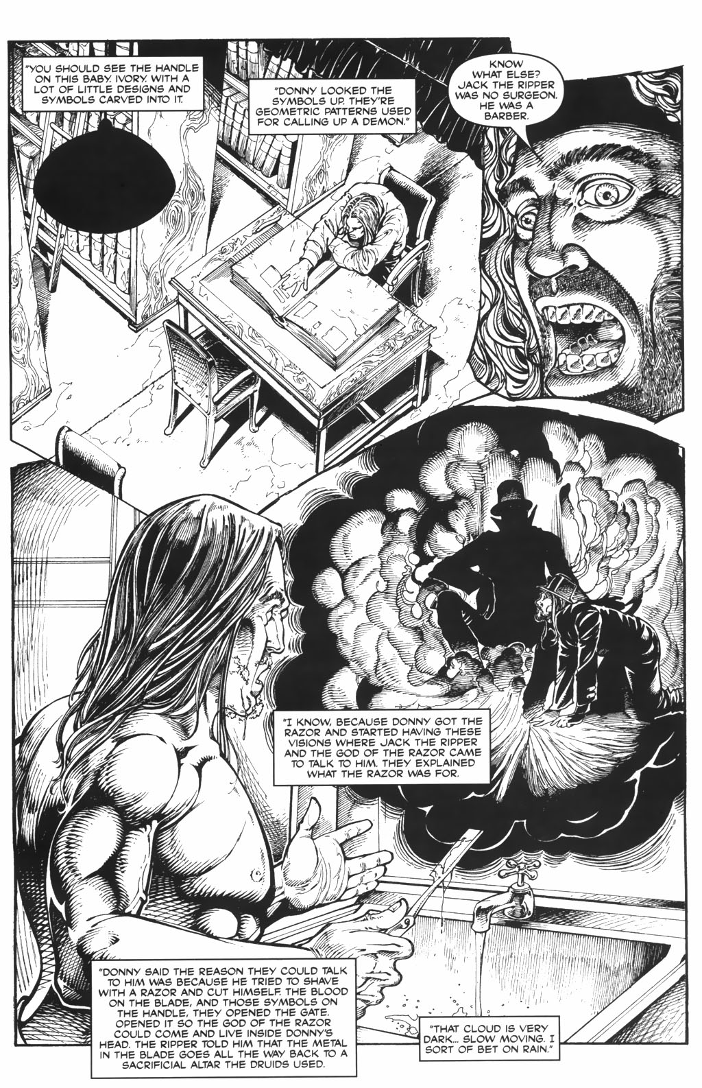 Read online Joe R. Lansdale's By Bizarre Hands comic -  Issue #6 - 10