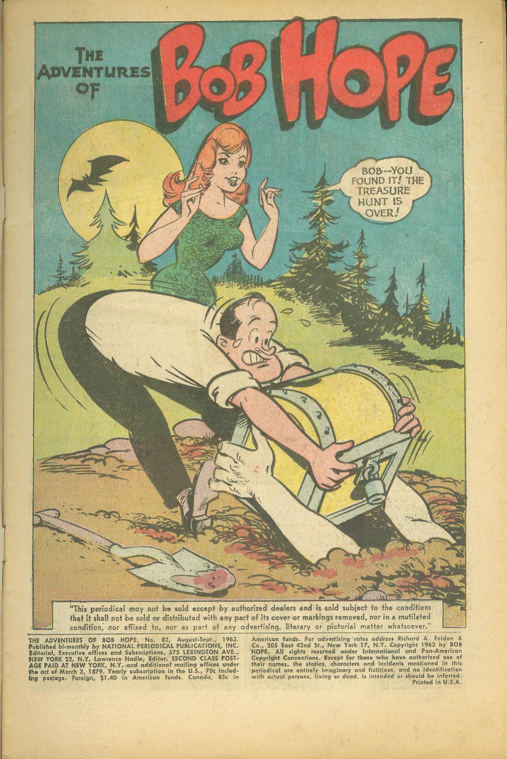 Read online The Adventures of Bob Hope comic -  Issue #82 - 3