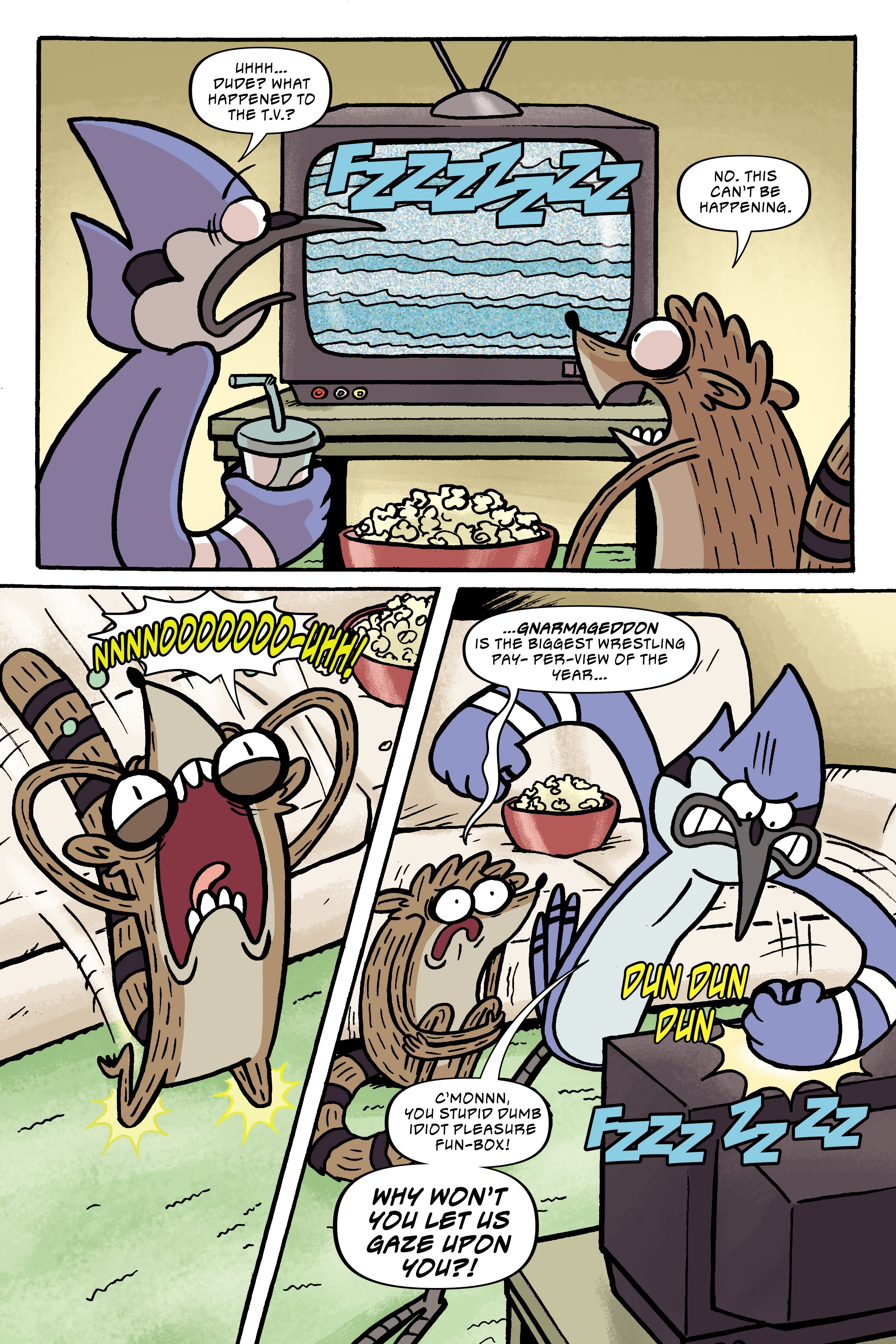 Read online Regular Show: Wrasslesplosion comic -  Issue # TPB - 7