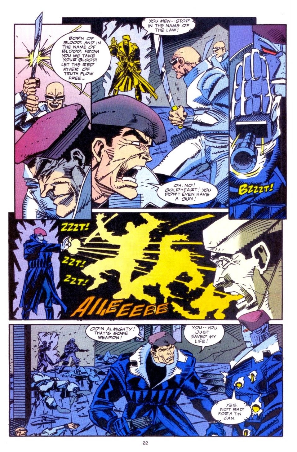 Read online Punisher 2099 comic -  Issue #18 - 18