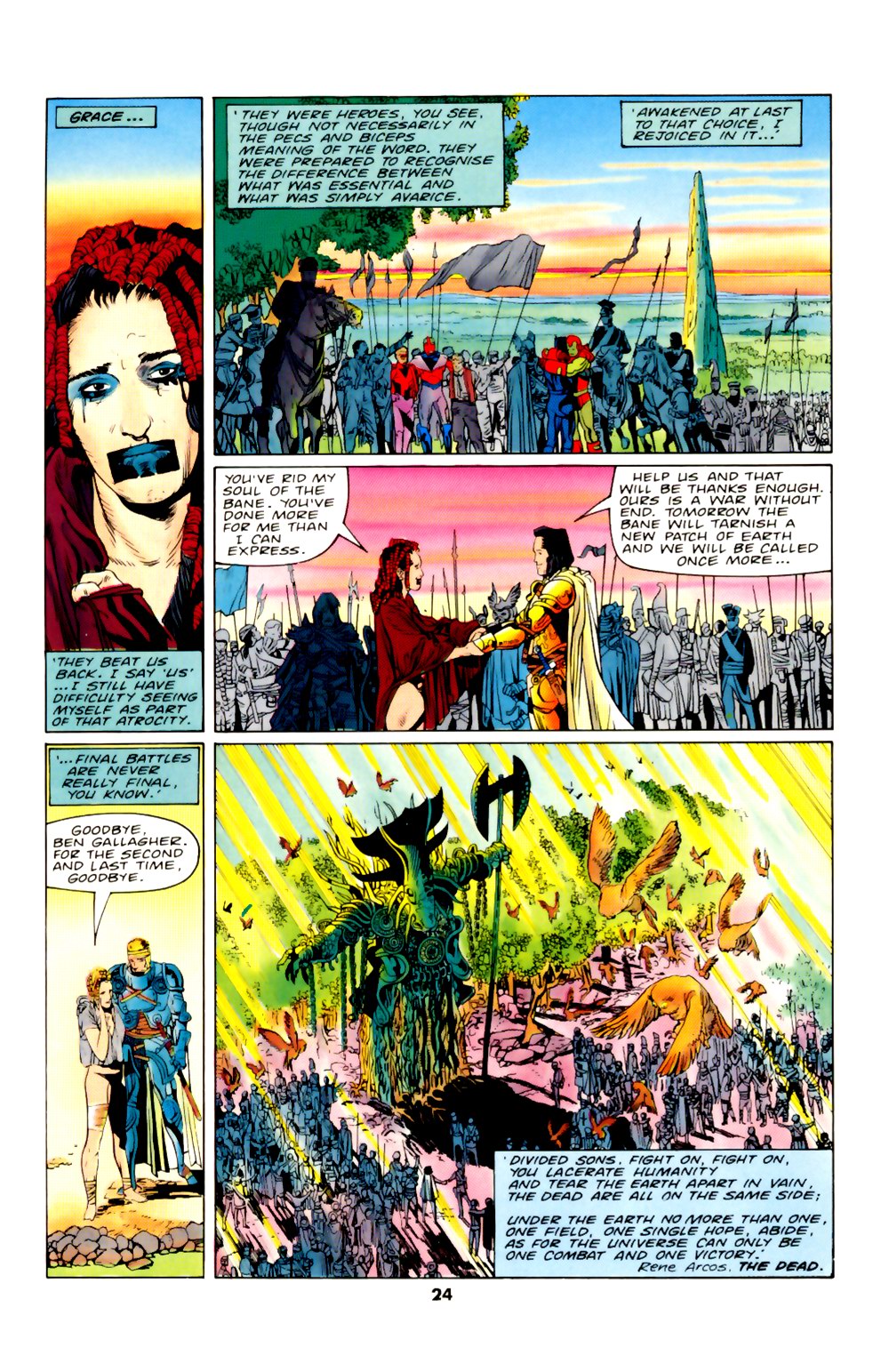 Read online The Knights of Pendragon comic -  Issue #18 - 24